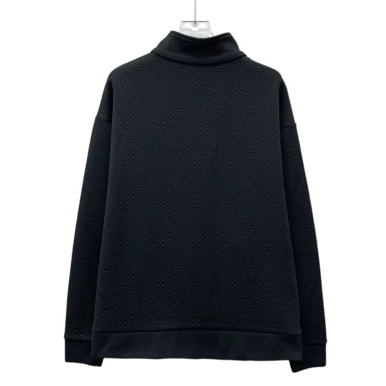 Louis Vuitton Louis Vuitton size M Black logo embossed full-print casual Size 36R - 2 Thumbnail