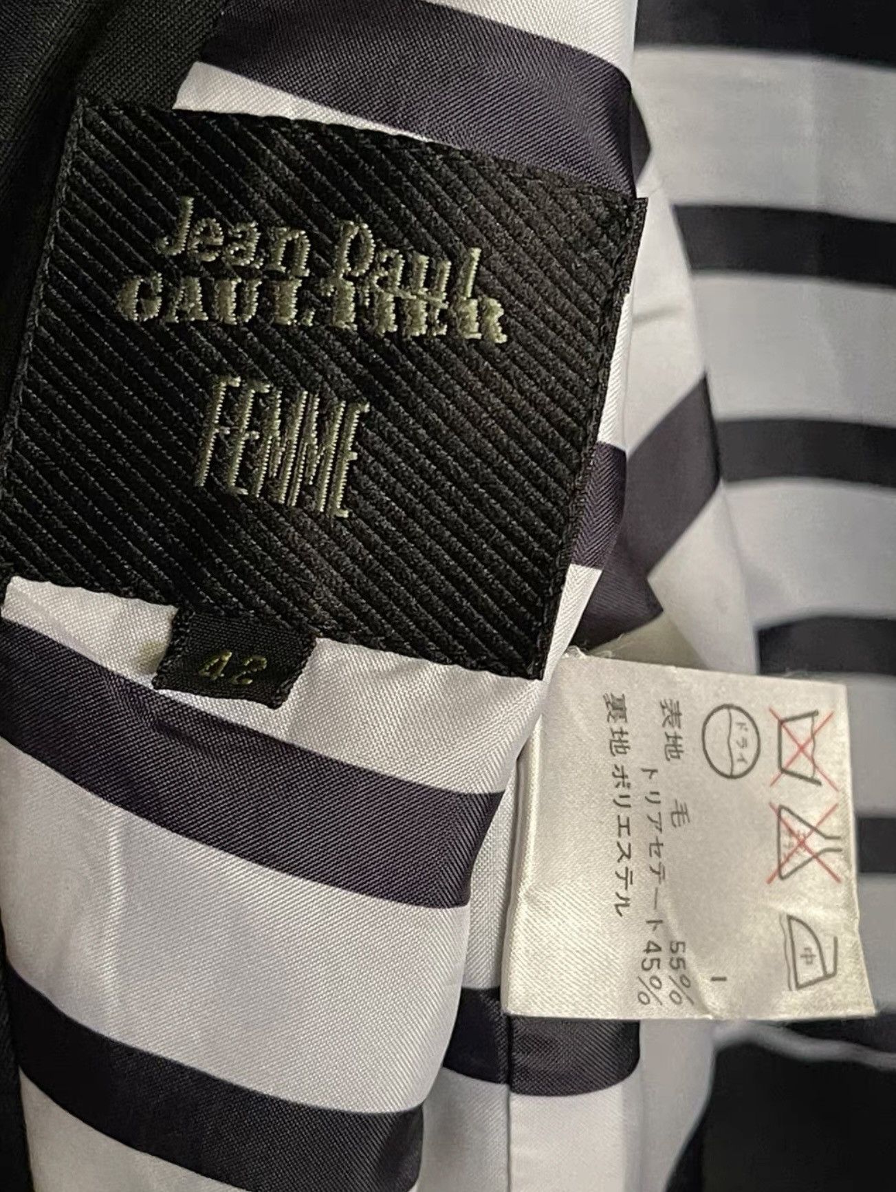 Jean Paul Gaultier Jean Paul GAULTIER｜Split hem suit jacket Size M / US 6-8 / IT 42-44 - 6 Thumbnail