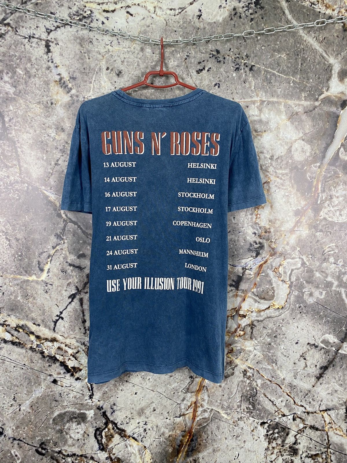Guns N' Roses Men’s Guns N Roses T-Shirt Tour 1991 Size XL Size US XL / EU 56 / 4 - 8 Thumbnail