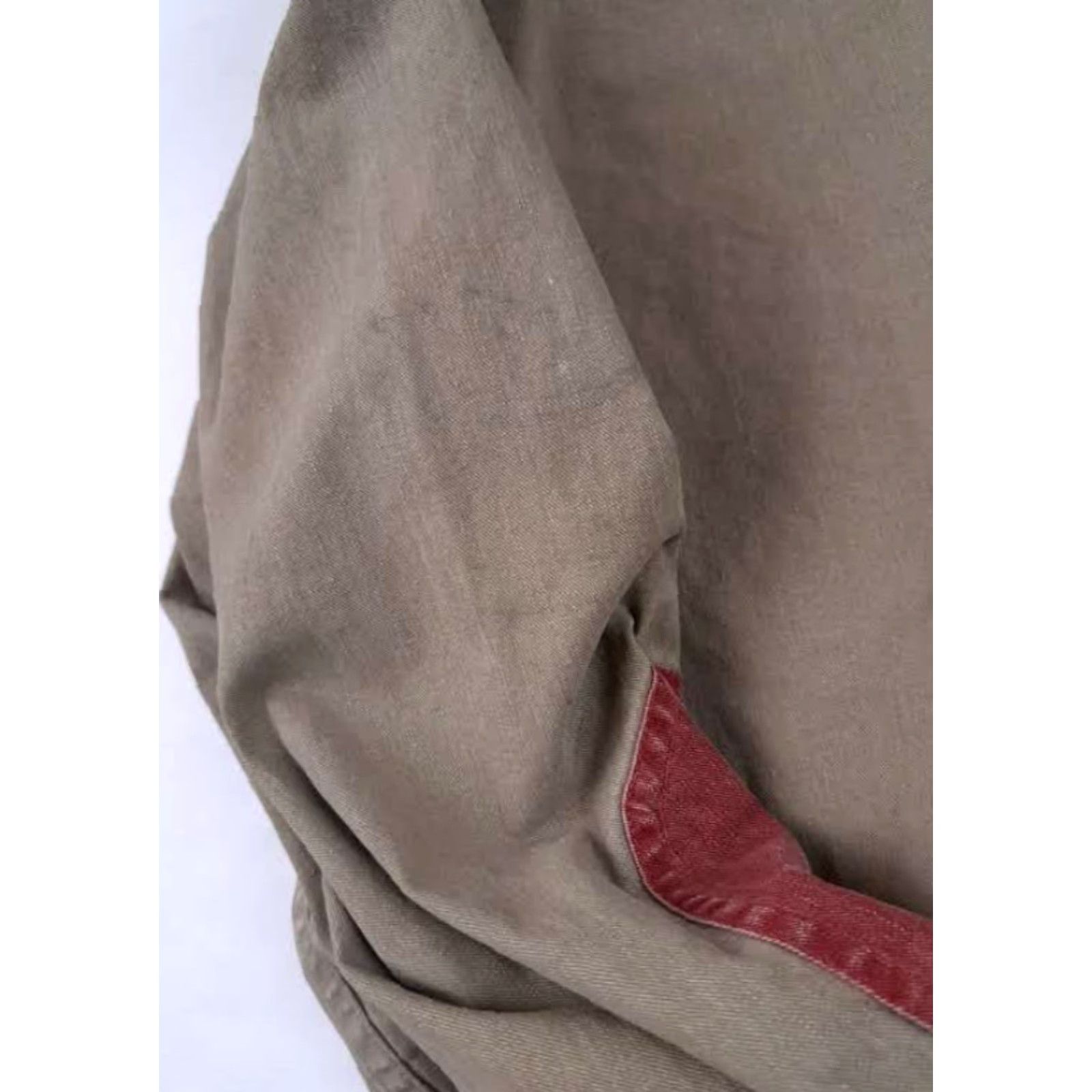 Vintage L.L. Bean Shirt Button-Up Khaki USA Made Full Button Long Sleeve Pockets Beige 31in Long Mens Large Casual Canvas Cotton Size US L / EU 52-54 / 3 - 6 Thumbnail