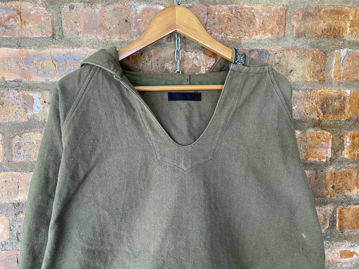 Japanese Brand Veronica Led Rechwe anorak herringbone canvas native hoodie Size US M / EU 48-50 / 2 - 3 Thumbnail