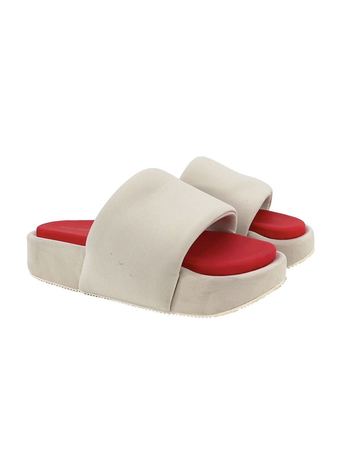 Adidas × Y-3 × Yohji Yamamoto Beige Platform Slides Size US 10 / EU 43 - 4 Thumbnail