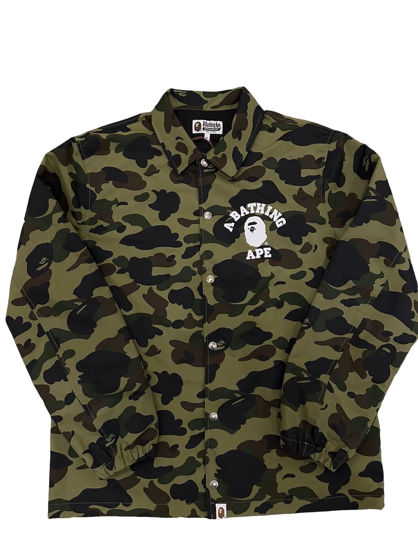 Bape BAPE Camo Coach Jacket Size XL Size US XL / EU 56 / 4 - 1 Thumbnail