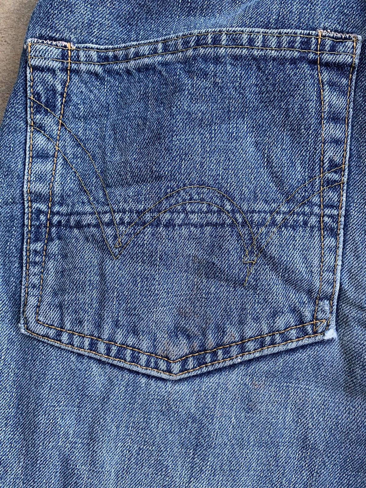 Edwin × Japanese Brand Vintage Distressed Edwin 505 Baggy Redline Selvedge Denim Size US 29 - 11 Thumbnail
