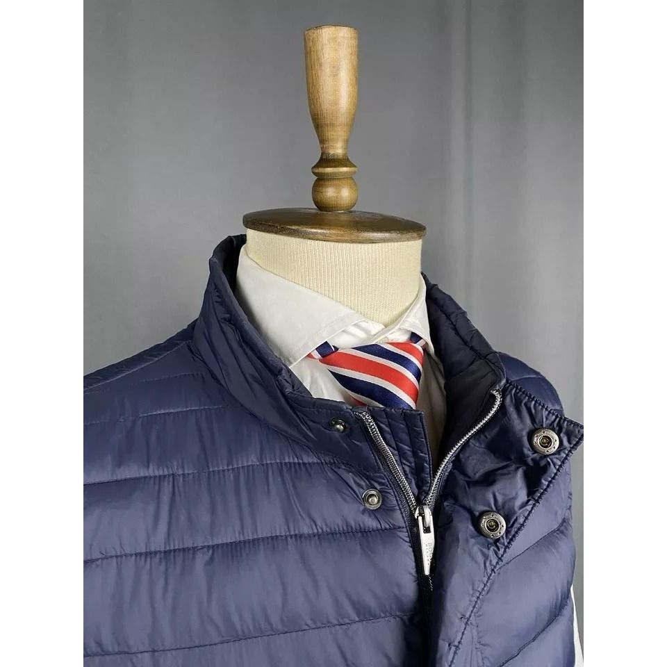Boggi Boggi Men's Blue Down Insulated Puffer Vest Size 3XL Size US XXL / EU 58 / 5 - 4 Thumbnail