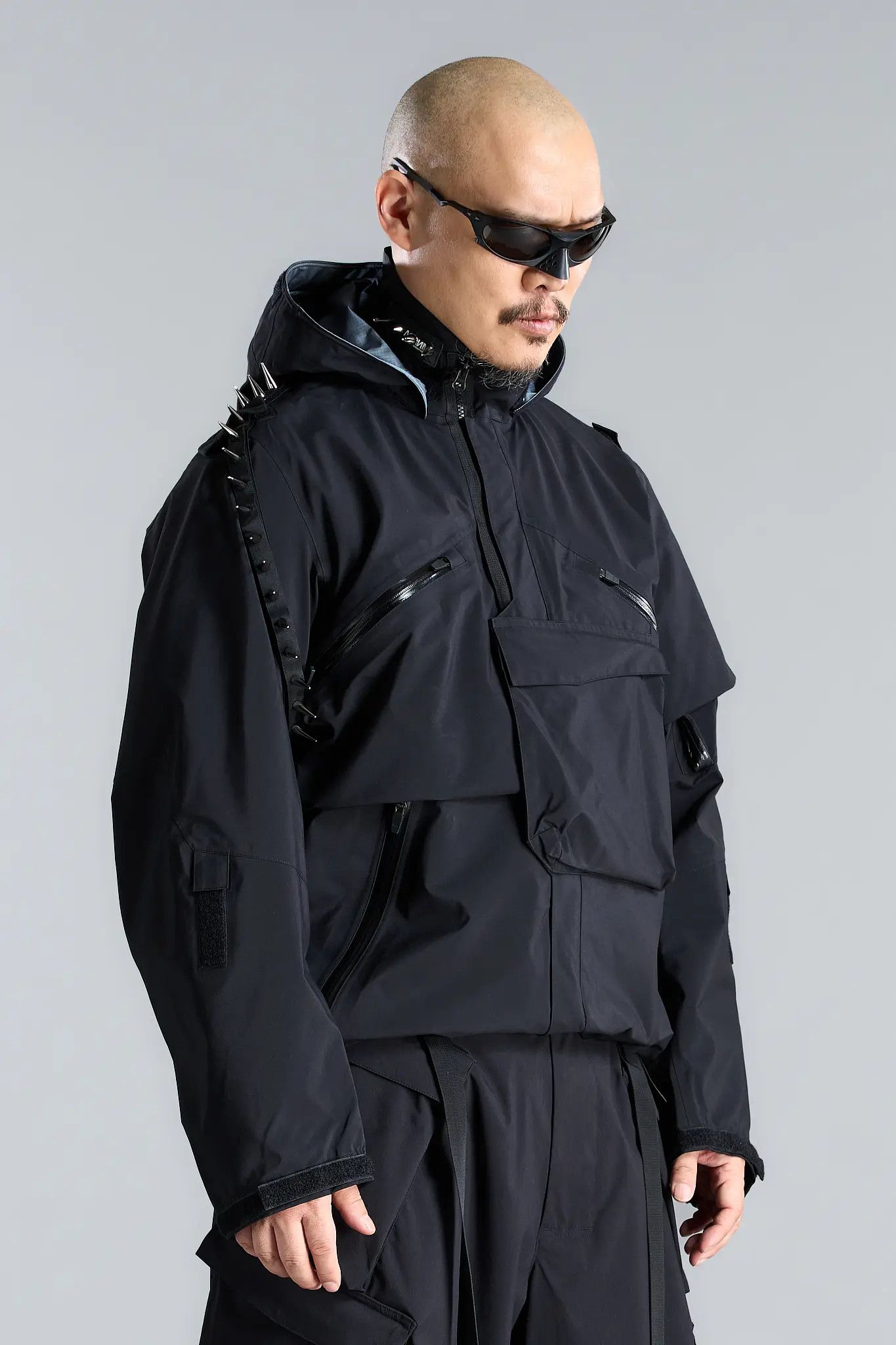 Acronym J46-S Gabardine Climashield Coat (Black) | Grailed
