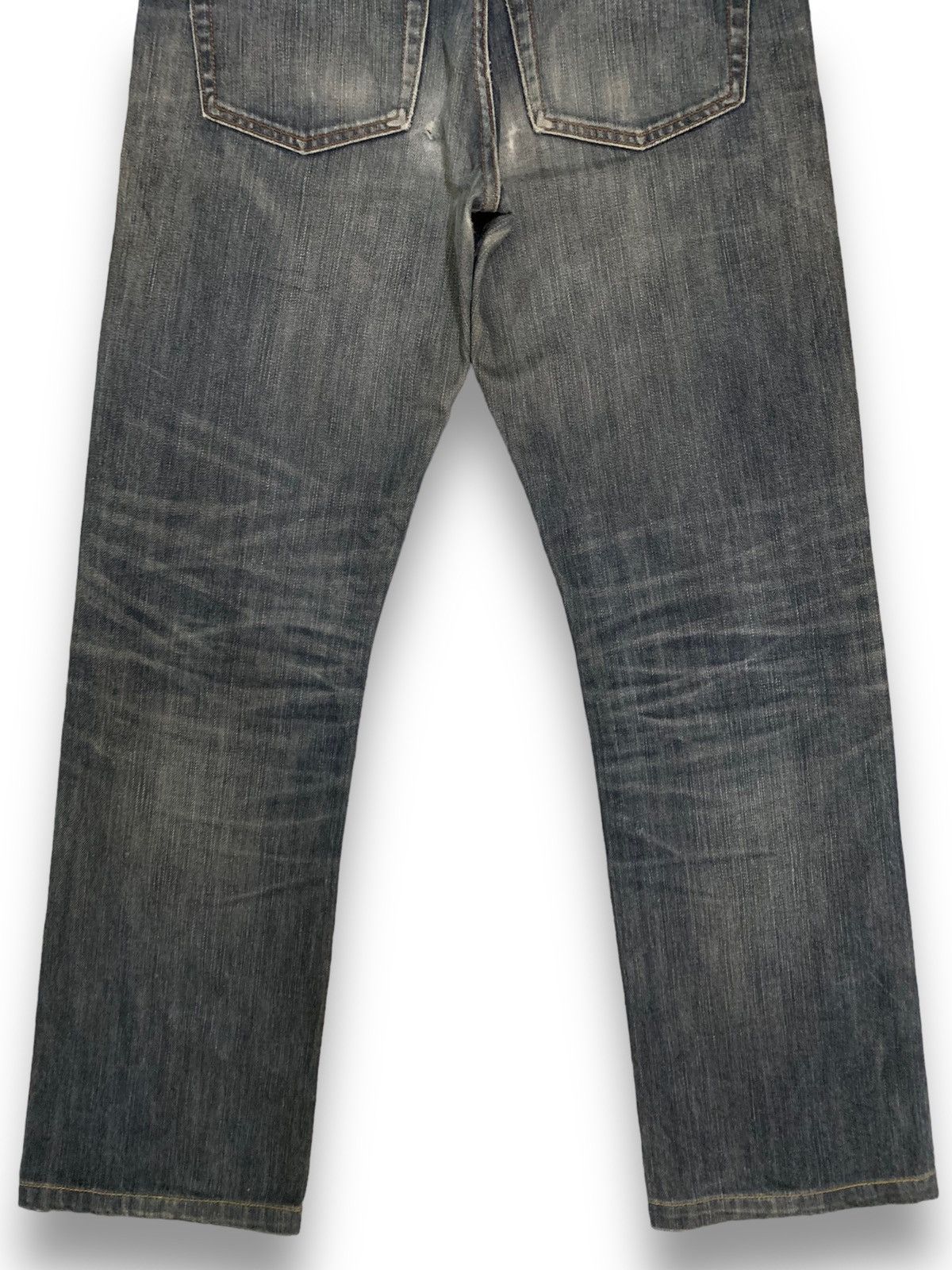 Undercover × Uniqlo Vintage Y2K Uniqlo UJ Faded Straight Leg Distressed Jeans Size US 29 - 14 Thumbnail