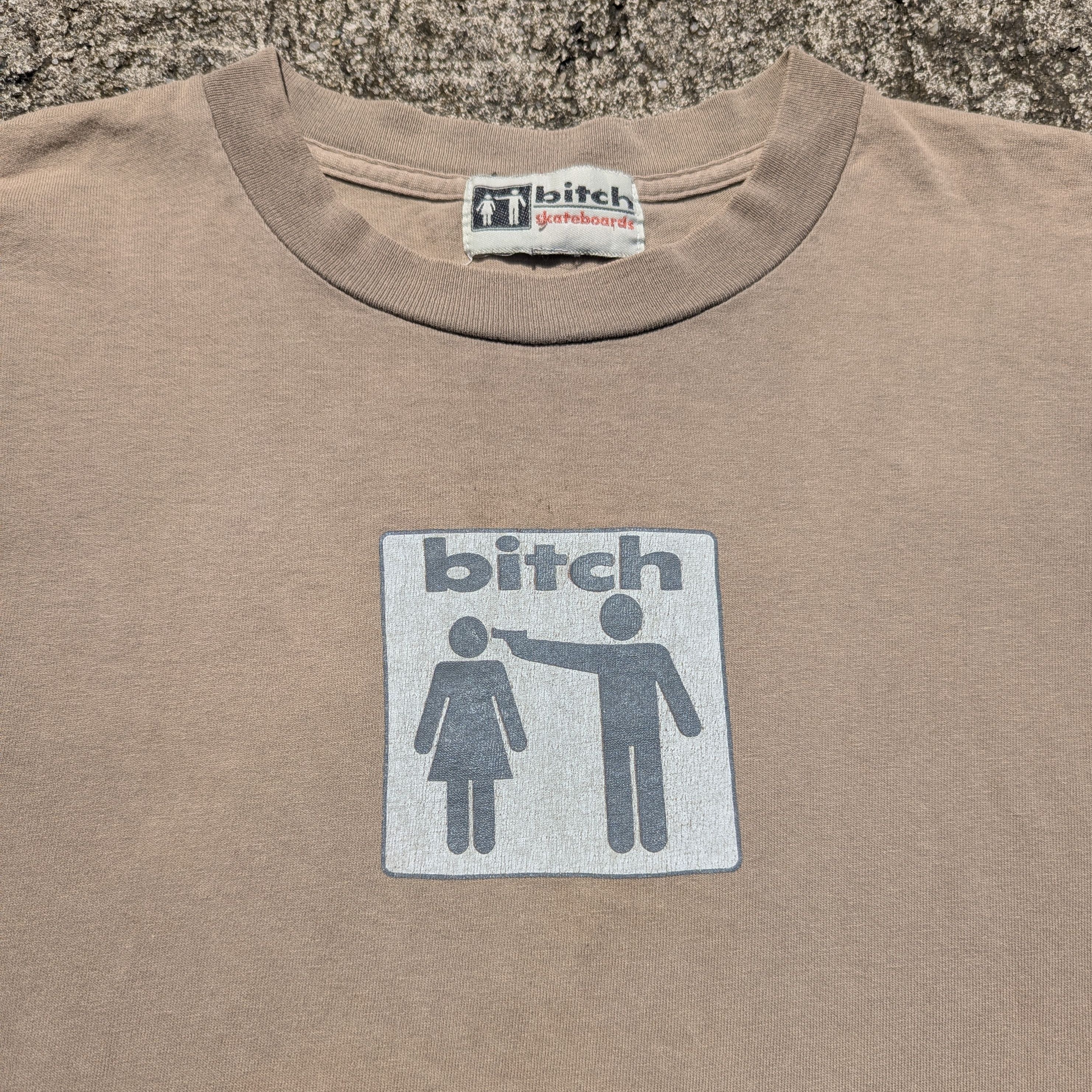 JNCO × Vintage Vintage 90s bitch skateboards T-shirt Size US L / EU 52-54 / 3 - 2 Thumbnail