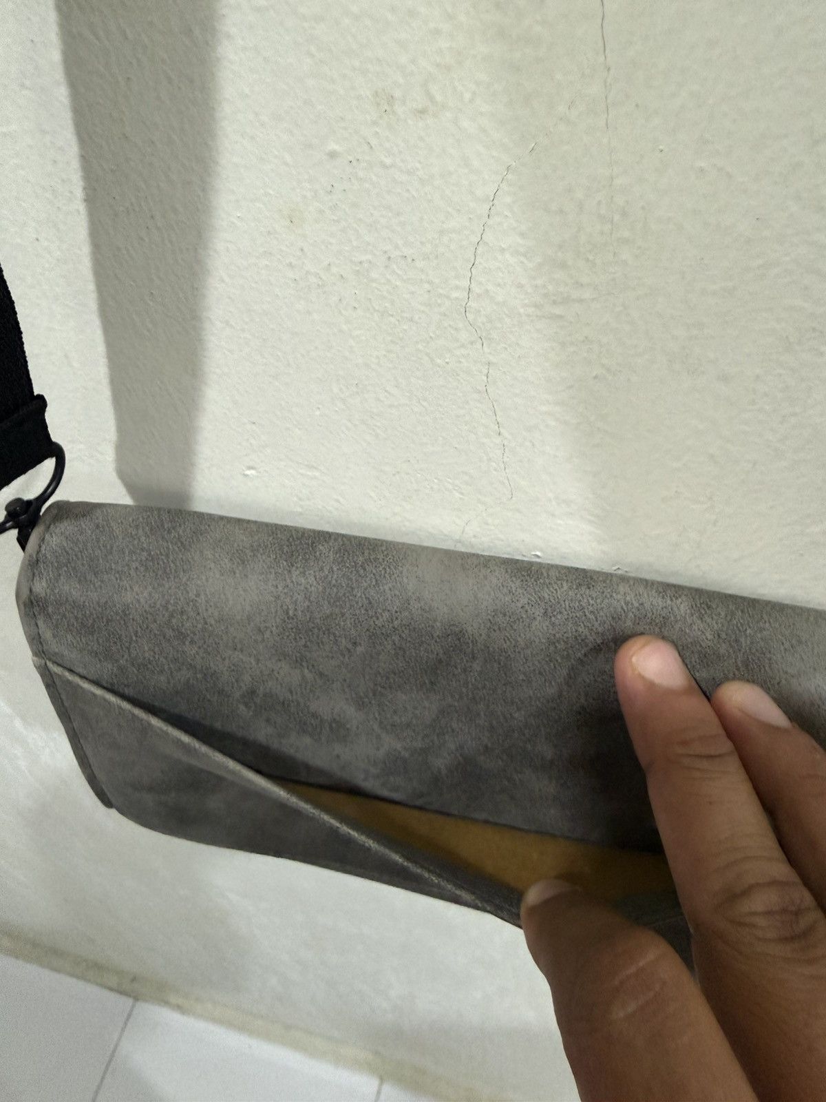 Y's VTG Y’s Yohji Grey Suede Wallet+Sling Bag Size ONE SIZE - 12 Thumbnail