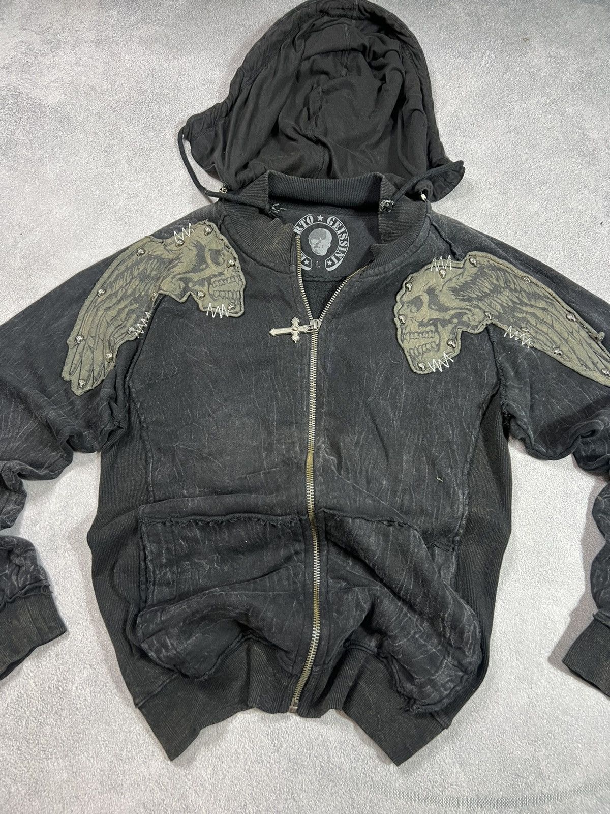 If Six Was Nine 🖤VTG CRAZY🔥 AFFLICTION RICK OWENS HYSTERIC GLAMOUR STYLE JAC Size US L / EU 52-54 / 3 - 8 Thumbnail