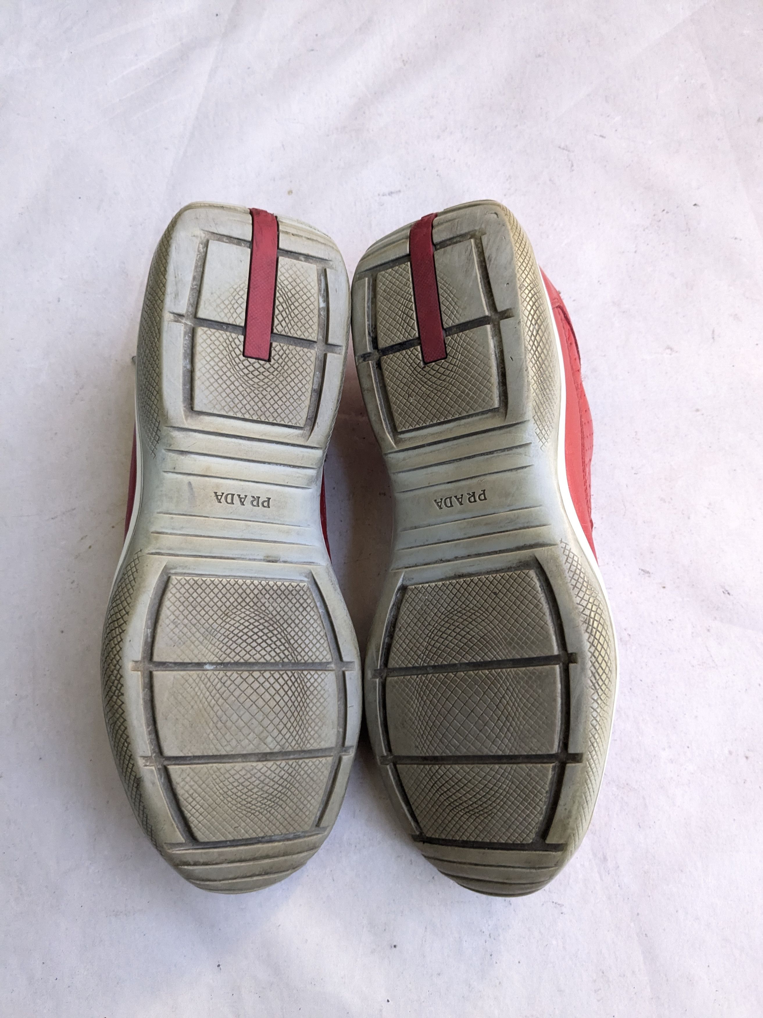 Prada Prada America's Cup Sneakers Red 9 Leather FLAW Size US 9 / EU 42 - 9 Thumbnail