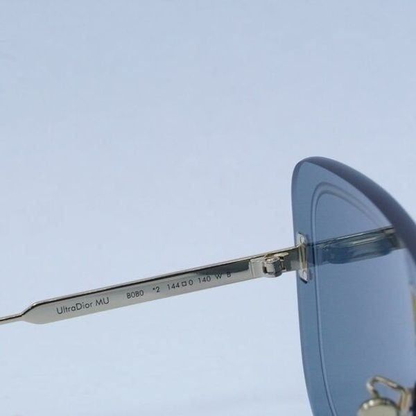 Dior New Dior ULTRADIOR MU B0B0 Sunglasses - Gold Frame, Blue Size ONE SIZE - 7 Thumbnail