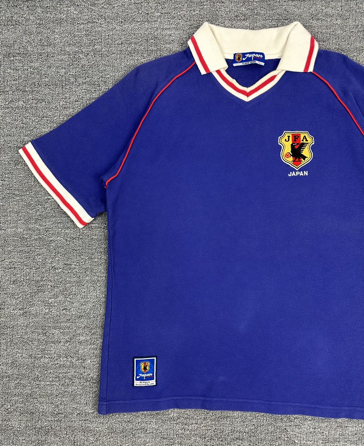 Vintage Grail🔥Vintage Japan National Team JFA Shirt Size US L / EU 52-54 / 3 - 4 Thumbnail