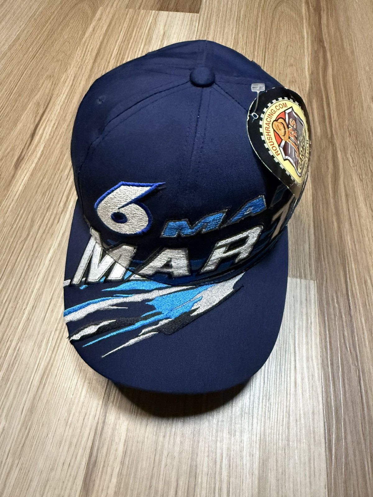 NASCAR Vintage Mark Martin Racing #6 NASCAR SnapBack Hat Cap Size ONE SIZE - 1 Thumbnail