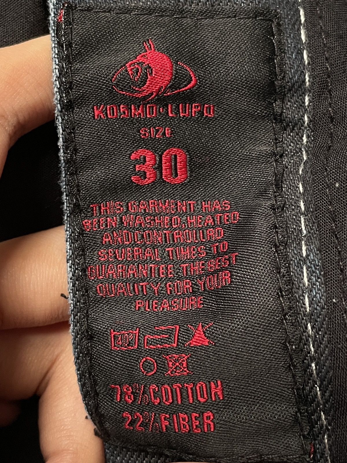 Le Grande Bleu (L.G.B.) Vintage Japanese Brand K&M Jeans 2000s Size US 30 / EU 46 - 11 Thumbnail