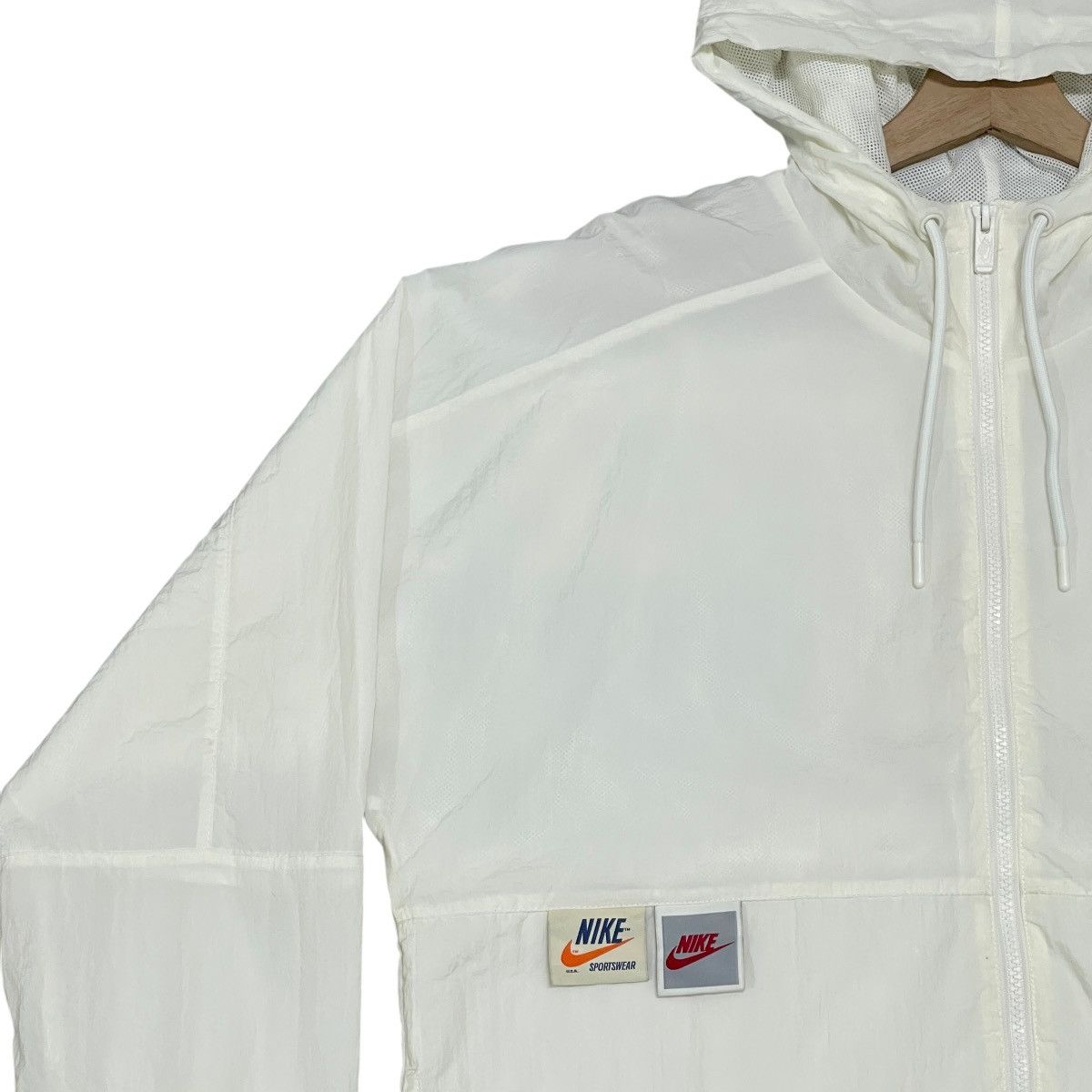 Nike Vintage Nike Multi-Logo Swoosh Hooded Windbreaker Jacket Size US M / EU 48-50 / 2 - 5 Thumbnail