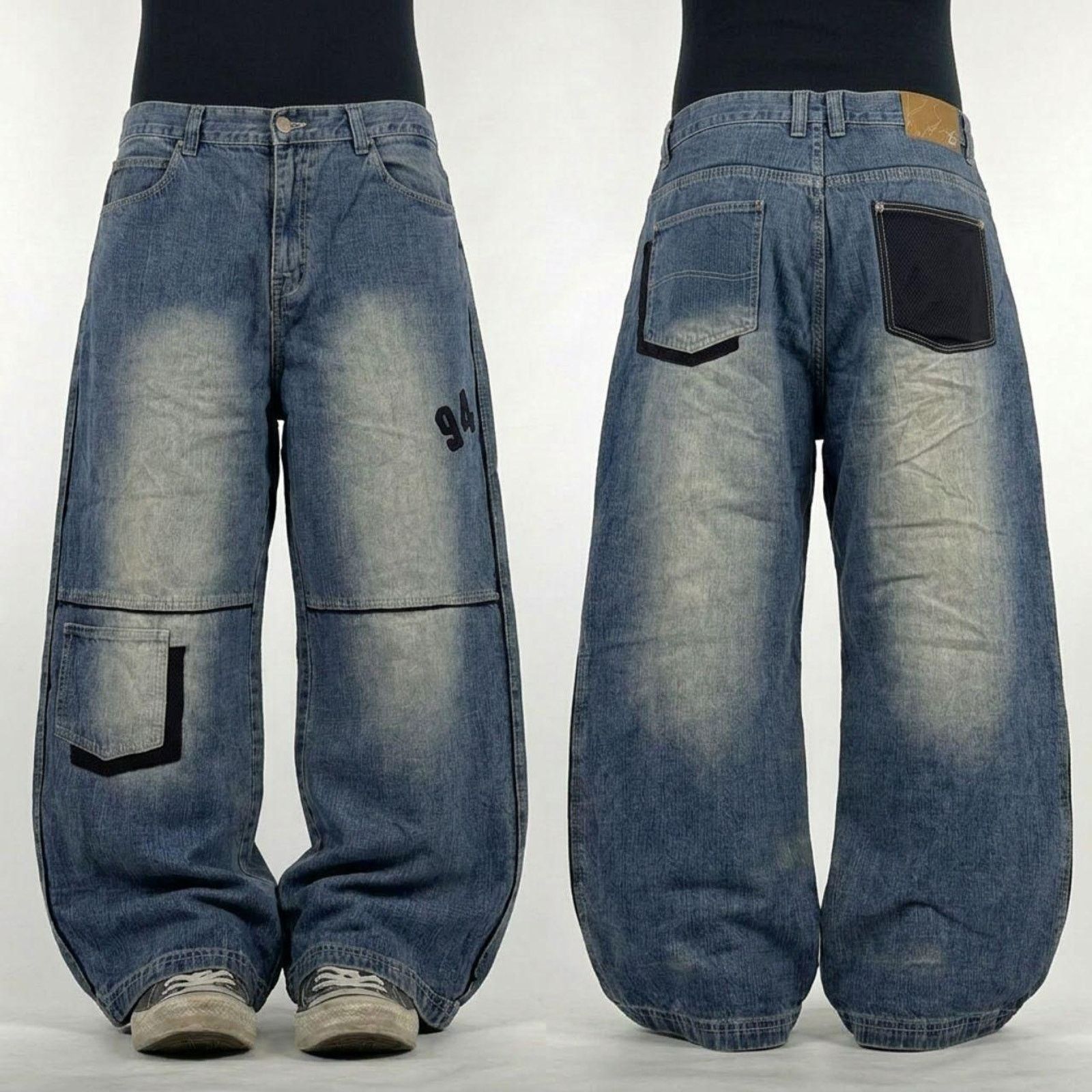 パンツ archive Diesel baggy wide denim navy archive Diesel baggy 