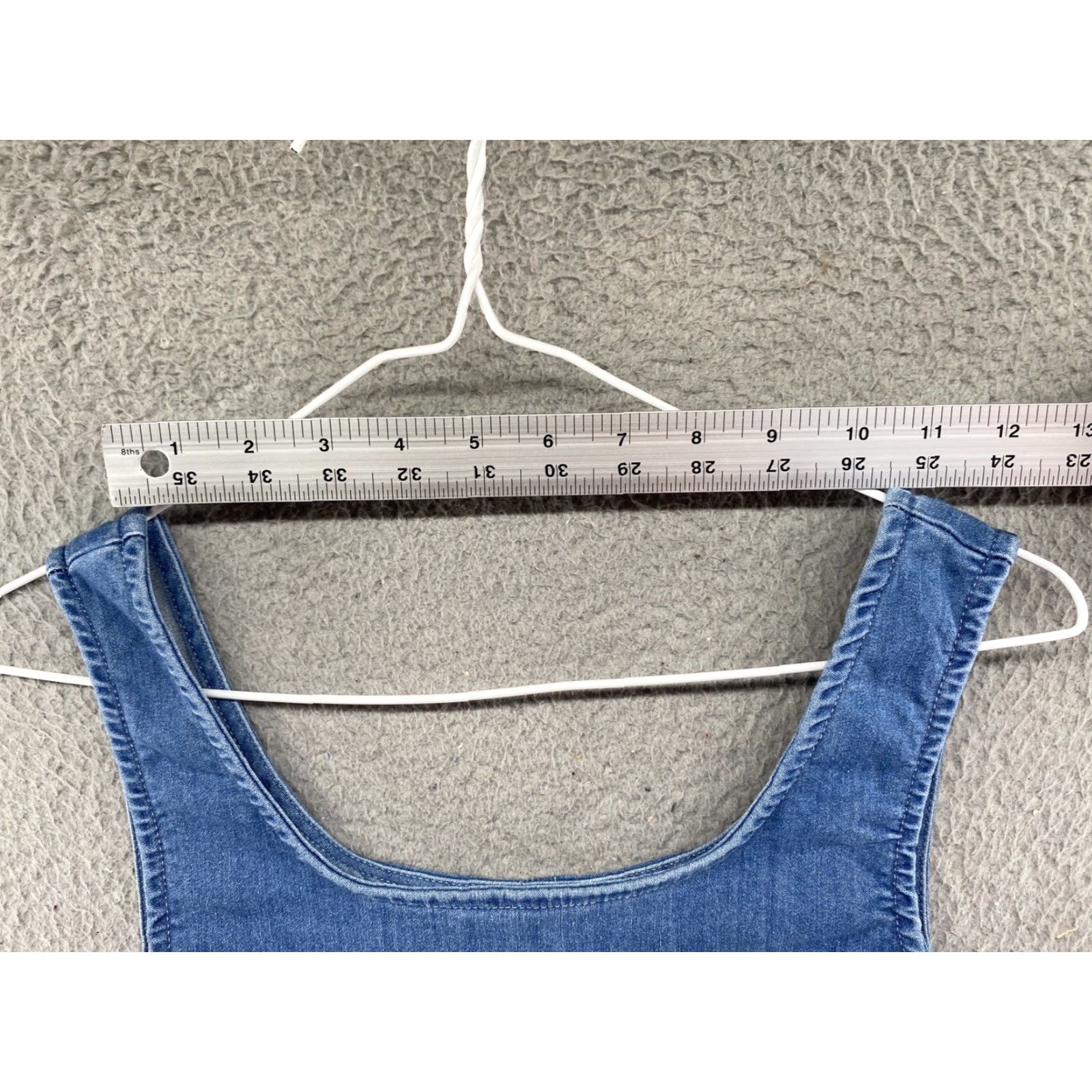 Denime Iris Pullover Denim Mini Dress Small Women’s Blue Size S / US 4 / IT 40 - 7 Thumbnail