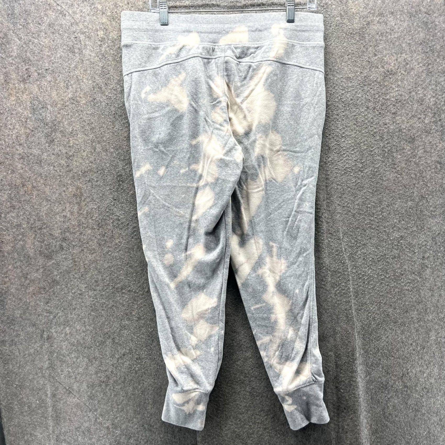 Reebok Reebok Jogger Sweatpants Womens Large Gray Tie Dye Fleece Tapered Pants Athletic Size 36" / US 14 / IT 50 - 2 Thumbnail