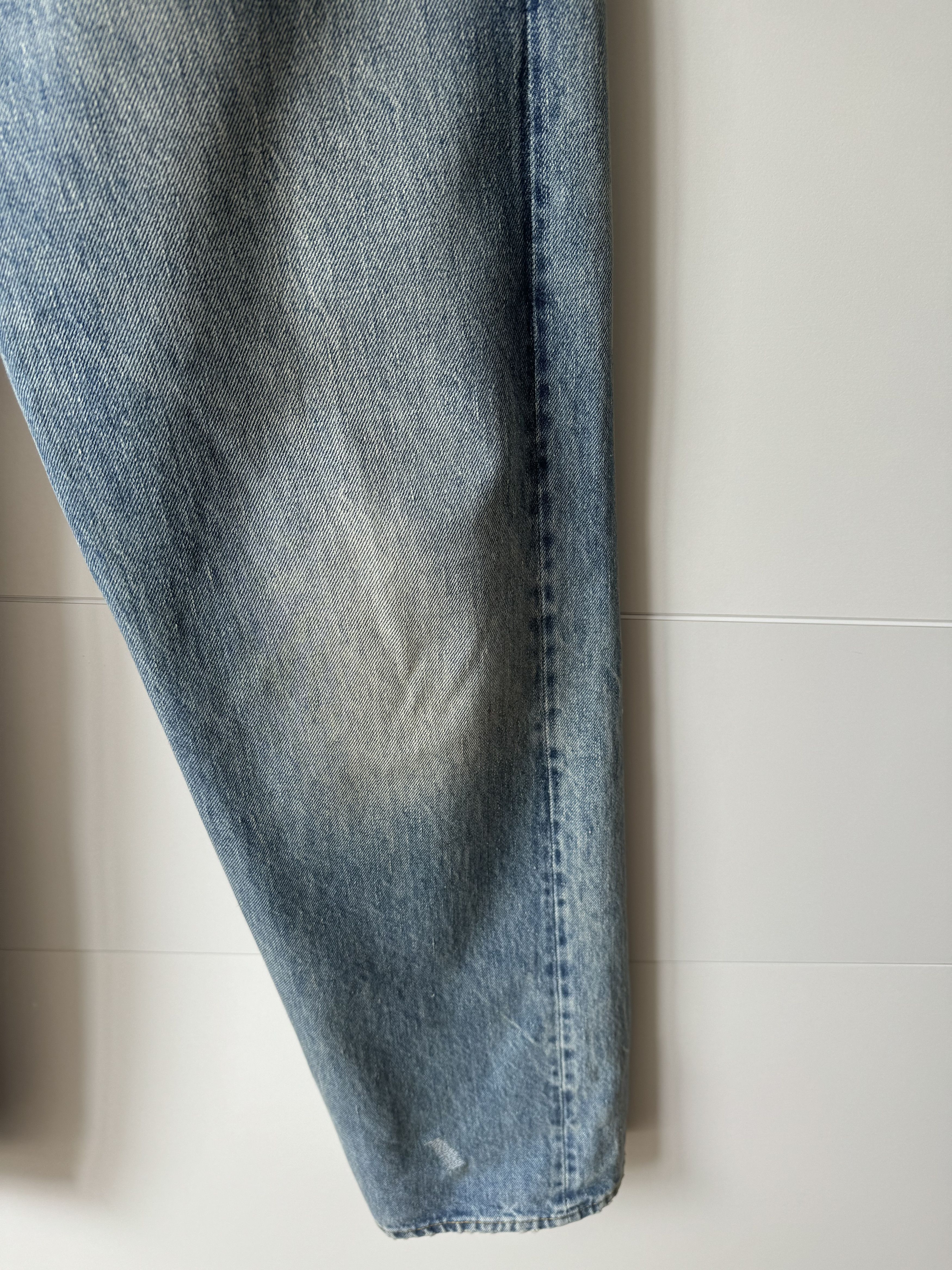 Levi's Vintage Clothing [W29/L32] 1955 501 Jean (Olive You Rock) Size US 30 / EU 46 - 4 Thumbnail