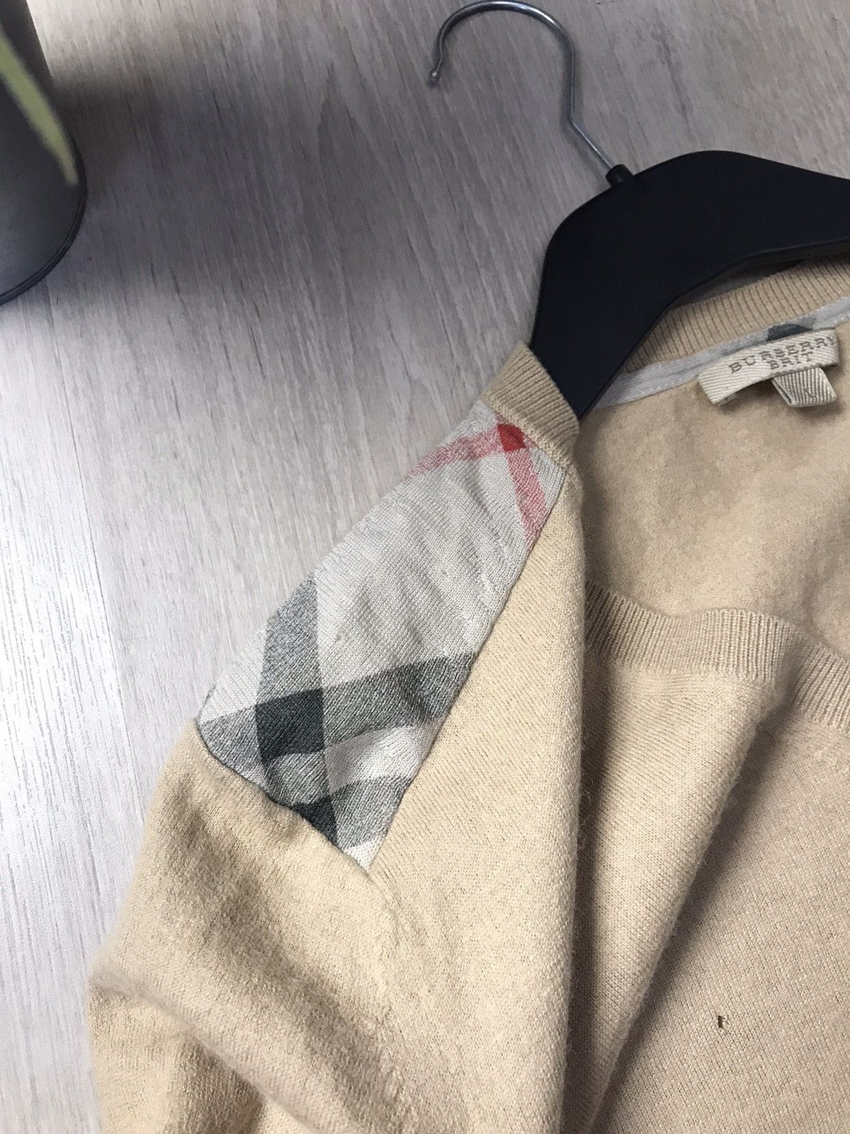 Burberry × Burberry Prorsum Burberry Brit V-neck Wool knitwear Size US L / EU 52-54 / 3 - 7 Thumbnail