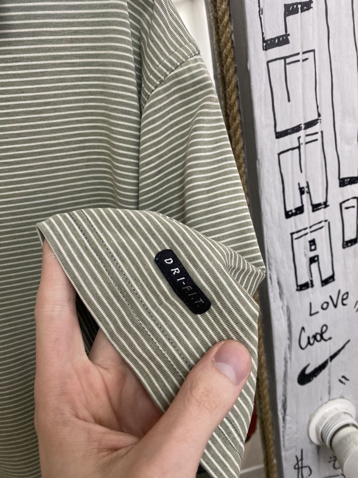 Nike × Vintage Vintage 90s Nike Court Tennis Agassi Stripes Polo Shirt Size US M / EU 48-50 / 2 - 10 Thumbnail