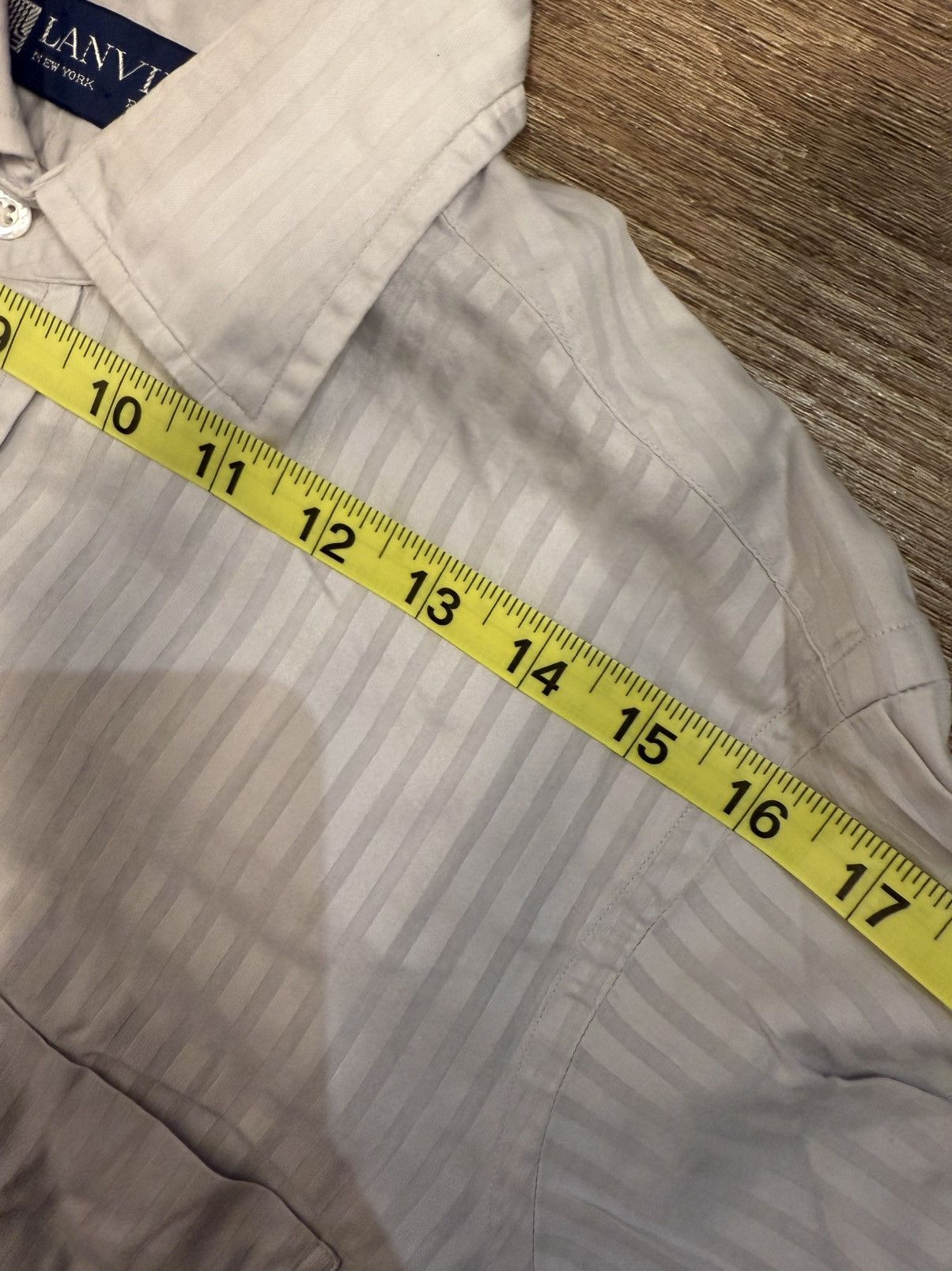 Designer × Lanvin ***FINAL DROP***RARE LANVIN PARIS FRENCH CUFF DRESS SHIRT M Size US M / EU 48-50 / 2 - 10 Thumbnail