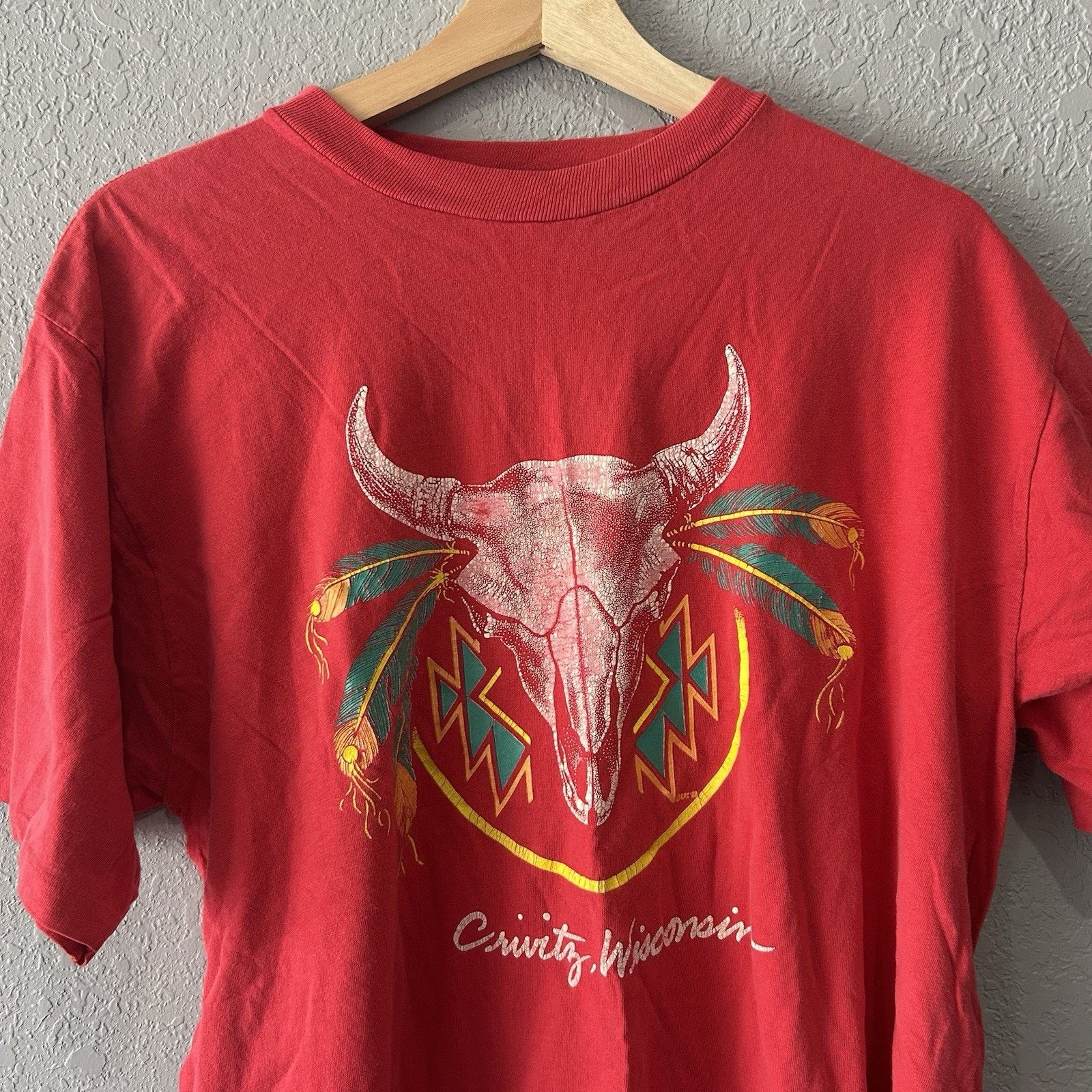 Vintage Vintage Alore Western Texas Cowboy Tshirt Men’s Large Single Size US L / EU 52-54 / 3 - 2 Thumbnail