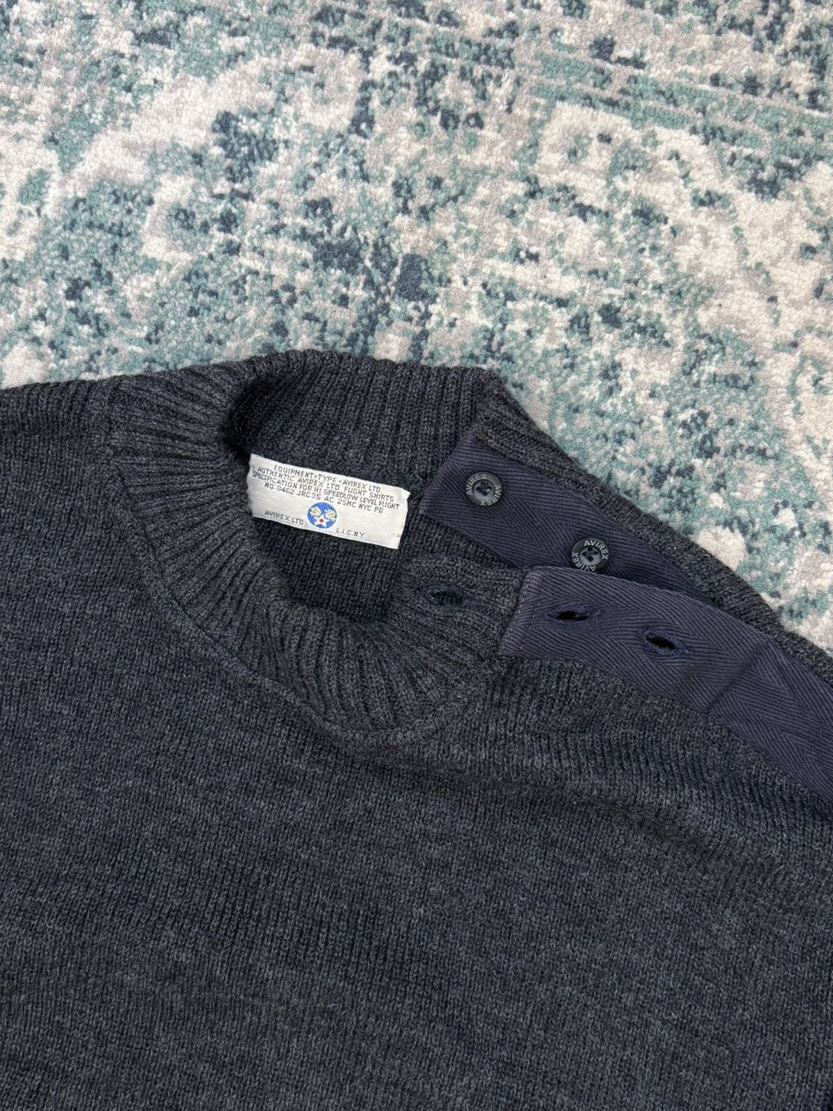 Avirex vintage avirex pilot usa knit sweater Size US XL / EU 56 / 4 - 3 Thumbnail