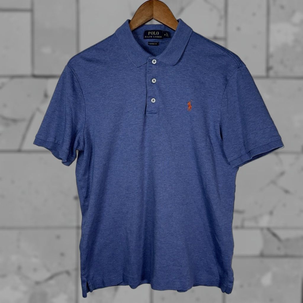 Polo Ralph Lauren Polo Ralph Lauren Polo Shirt Blue Classic Fit Mens Size M Size US M / EU 48-50 / 2 - 1 Thumbnail