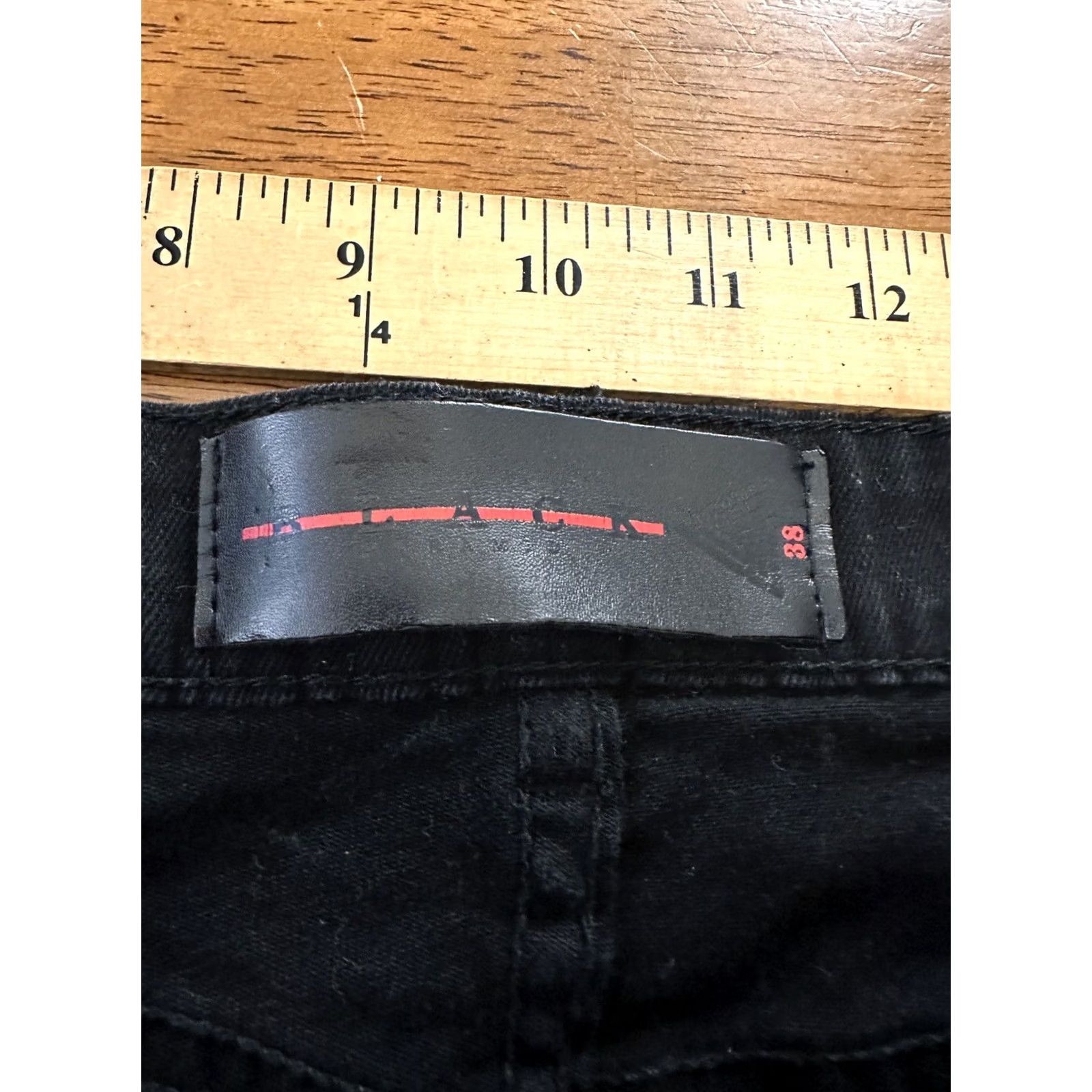 Black Pyramid Black Pyramid Jeans 38 Denim Black Embroidered Red Straight Men 30in Size US 38 / EU 54 - 5 Thumbnail