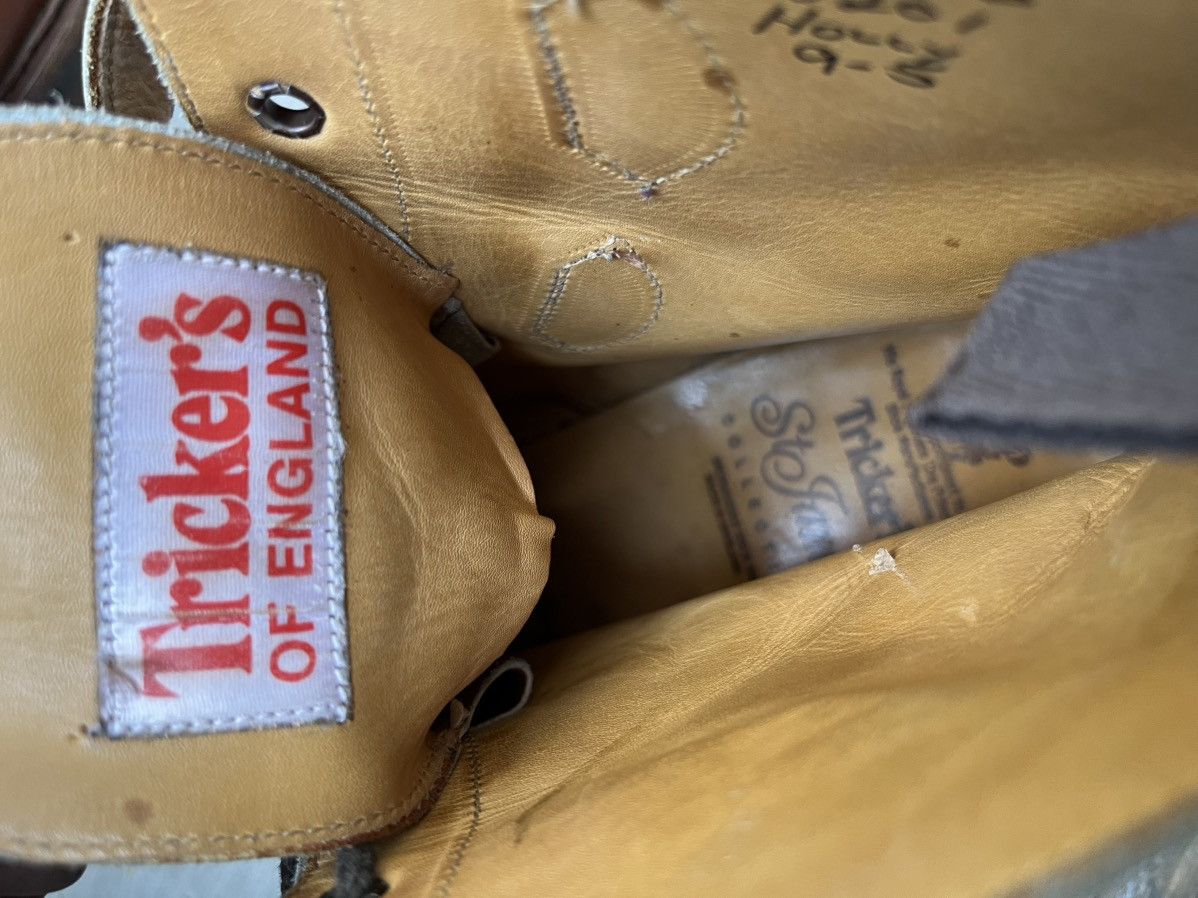 Tricker's Trickers combat bivkle brown leather gun boots uk 9.5 Size US 10.5 / EU 43-44 - 10 Thumbnail