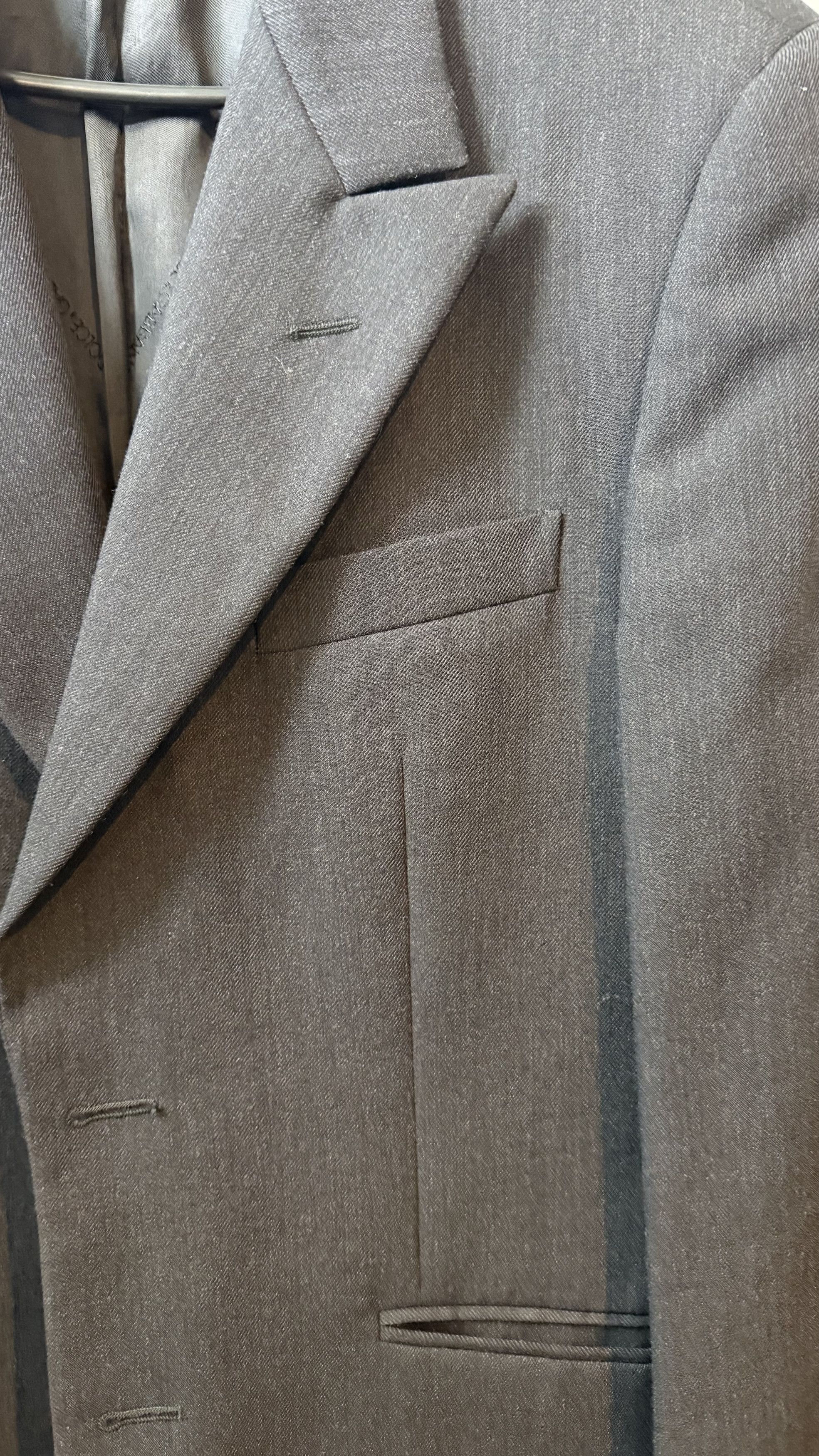 Dolce & Gabbana Dolce & Gabbana men's anthracite wool suit jacket Size 46R - 7 Thumbnail