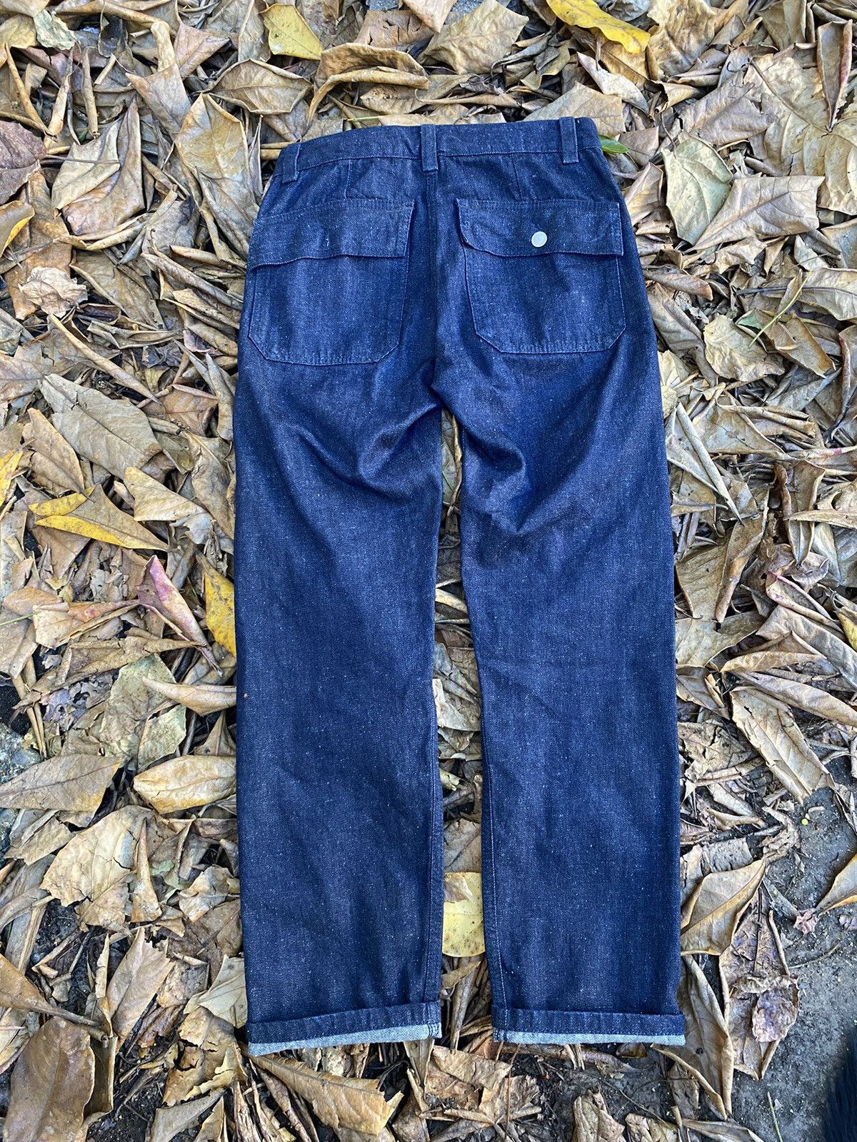 Maison Kitsune Maison Kitsune Raw Selvedge Denim Indigo W30 Size US 30 / EU 46 - 5 Thumbnail