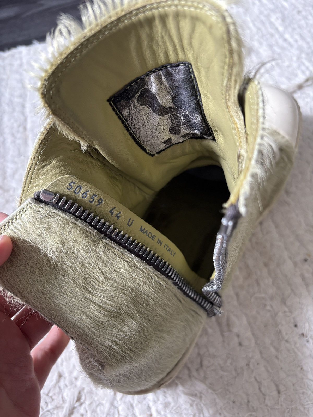 Rick Owens Mainline Acid Ponyhair Ramones Size US 11 / EU 44 - 4 Thumbnail