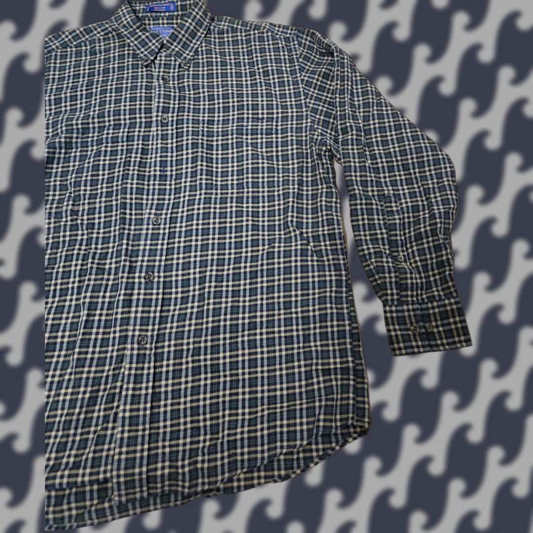Pendleton VINTAGE Pendleton Shirt Mens Medium Green Blue Plaid Expedition Button Down Long Sleeve Size US L / EU 52-54 / 3 - 1 Thumbnail