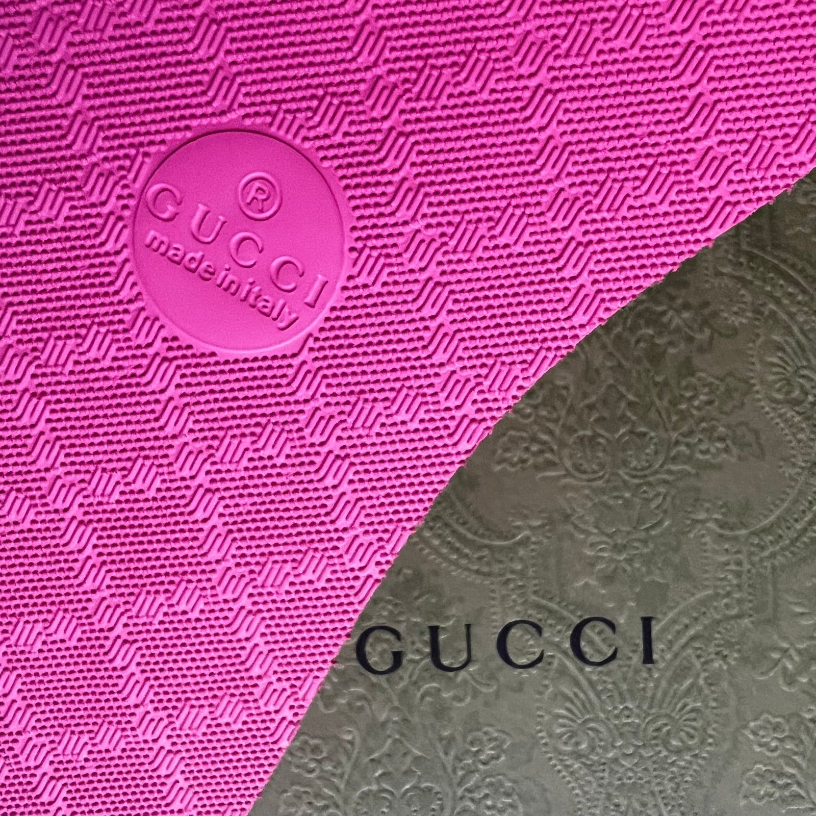 Gucci Gucci Pink Interlocking G Logo Platform Sandal, IT36/US6 Size US 6 / IT 36 - 8 Thumbnail