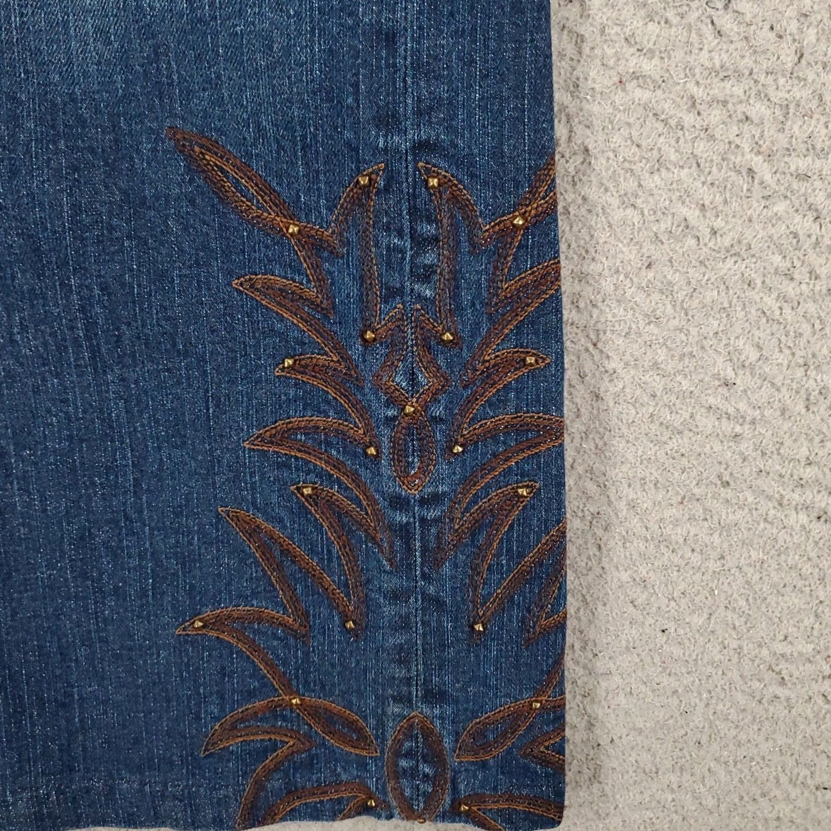 Ralph Lauren Lauren Ralph Lauren Jeans Womens Size 14 Stretch Denim 5-Pocket City Classic Blue Regular Fit Size 36" / US 14 / IT 50 - 4 Thumbnail