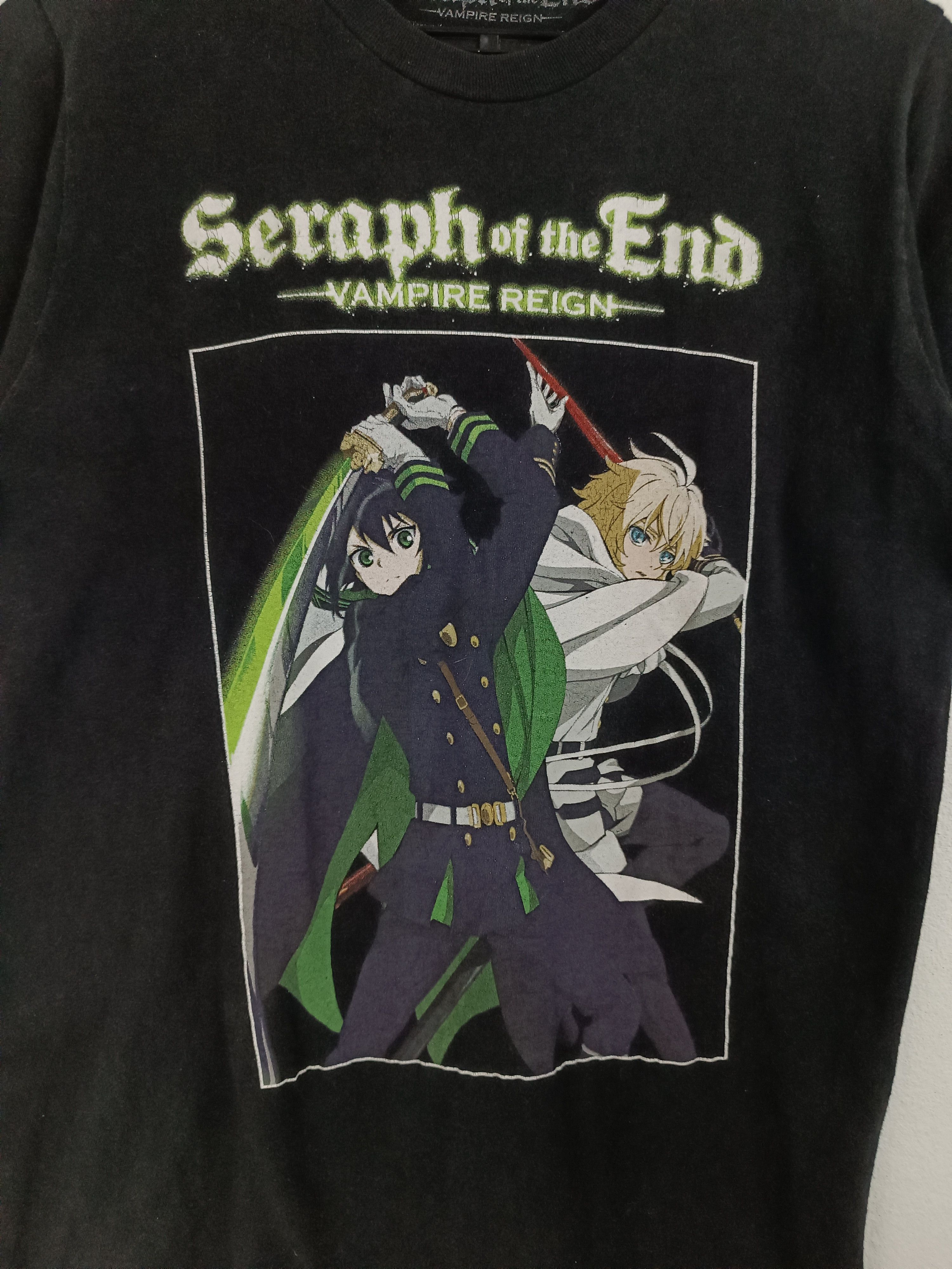 Anime VINTAGE SERAPH OF THE END VAMPIRE REIGN TEE EXORCIST BUNGO Size US S / EU 44-46 / 1 - 10 Thumbnail
