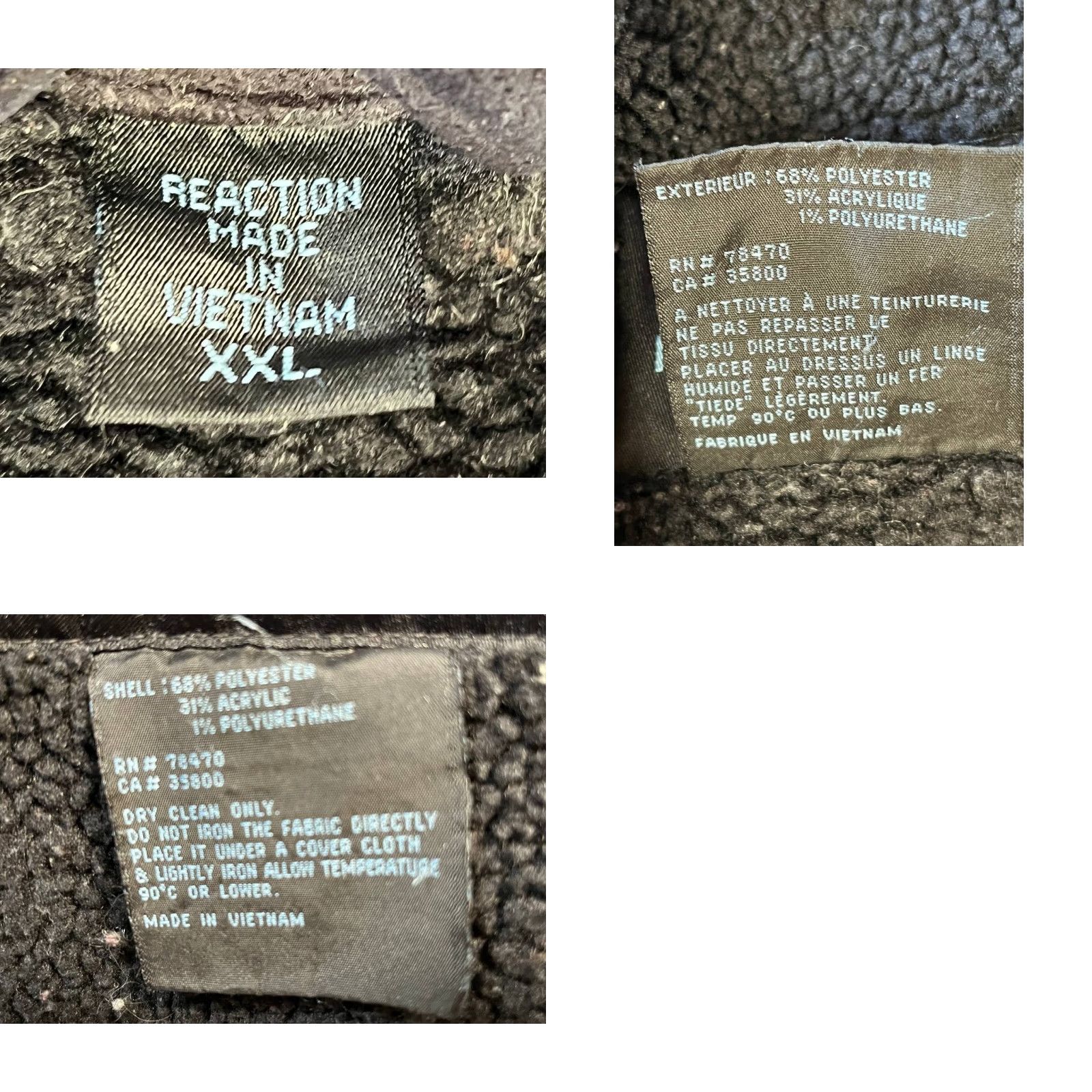 Kenneth Cole Kenneth Cole Reaction Jacket Anorak Black 2XL Men Suede Look Sherpa Lined Size US XXL / EU 58 / 5 - 8 Thumbnail
