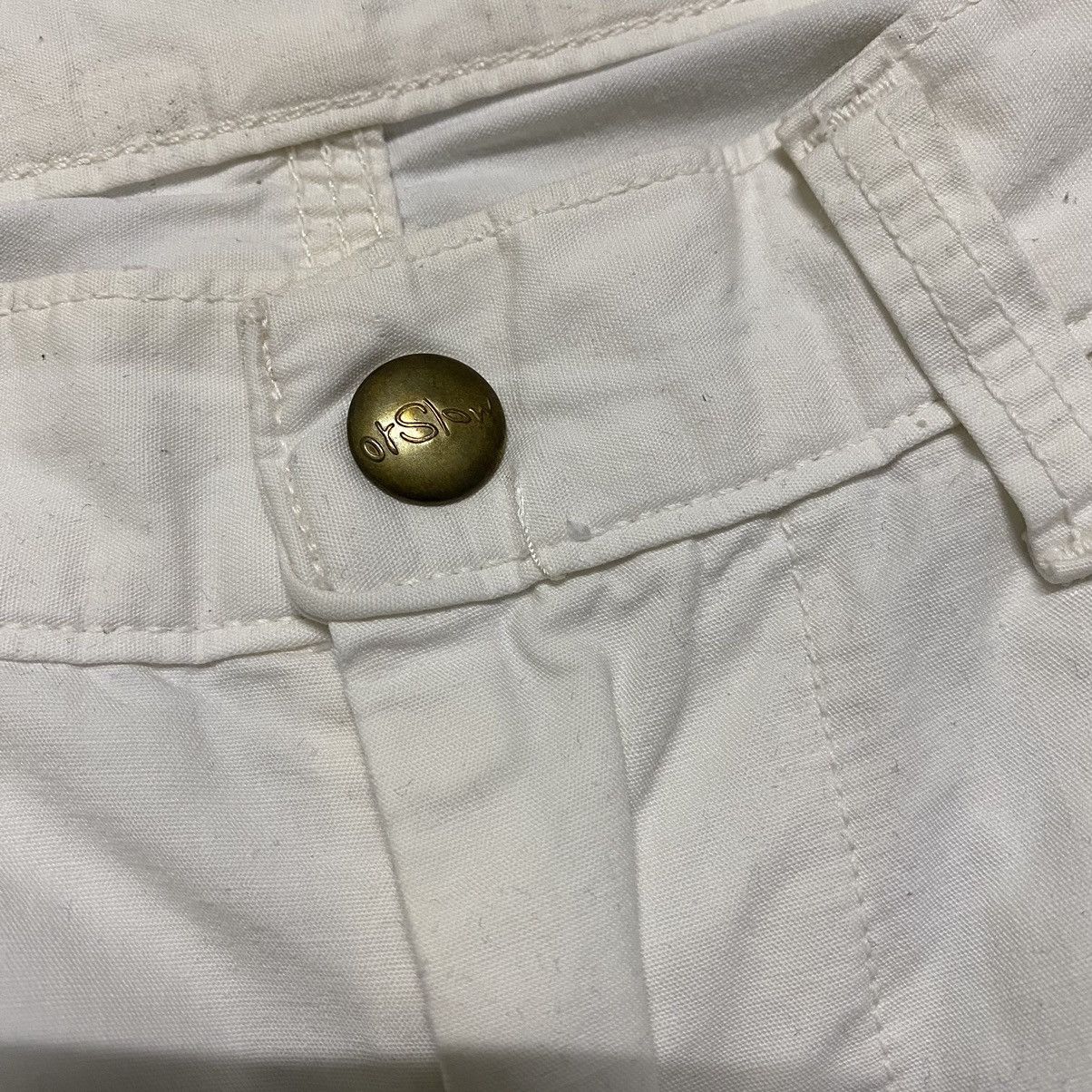 Orslow Orslow White Carpenter Pants Size US 29 - 19 Thumbnail