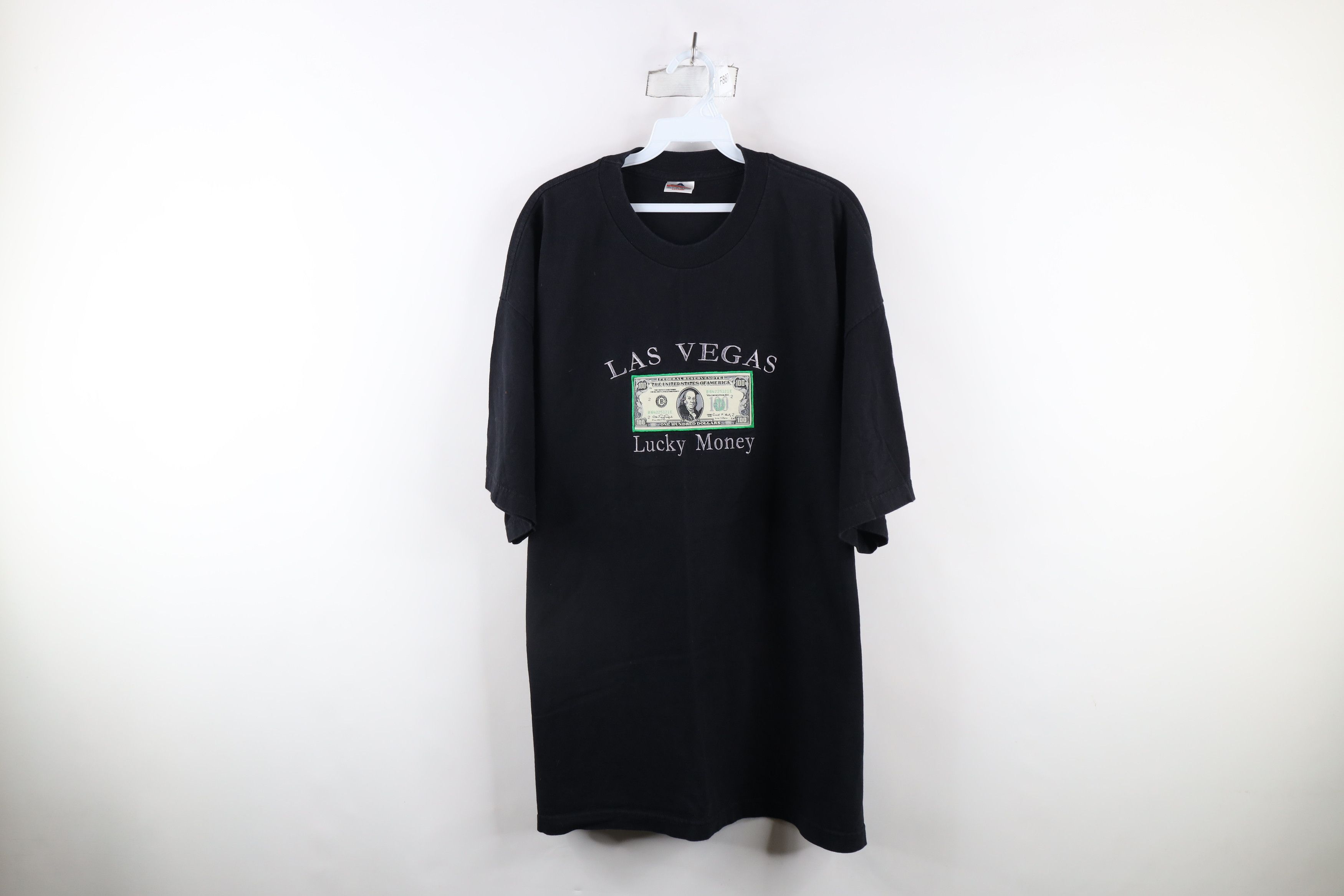 Vintage Vintage 90s Streetwear Lucky Money Short Sleeve T-Shirt Size US XXL / EU 58 / 5 - 1 Thumbnail