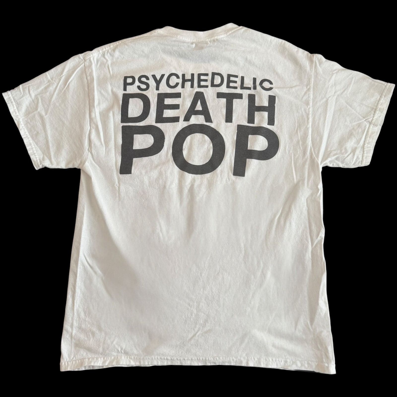 Band Tees Kent State Band Pyschedlic Death Pop White T-Shirt Size L Size US L / EU 52-54 / 3 - 4 Thumbnail