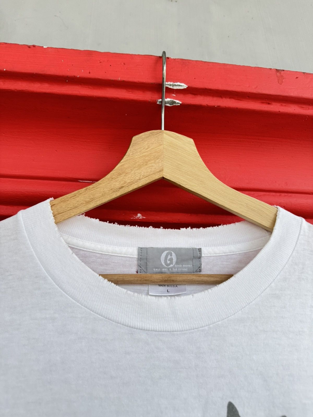 Good Enough Vintage 90s GDEH Babe LS Tee Size US L / EU 52-54 / 3 - 3 Thumbnail