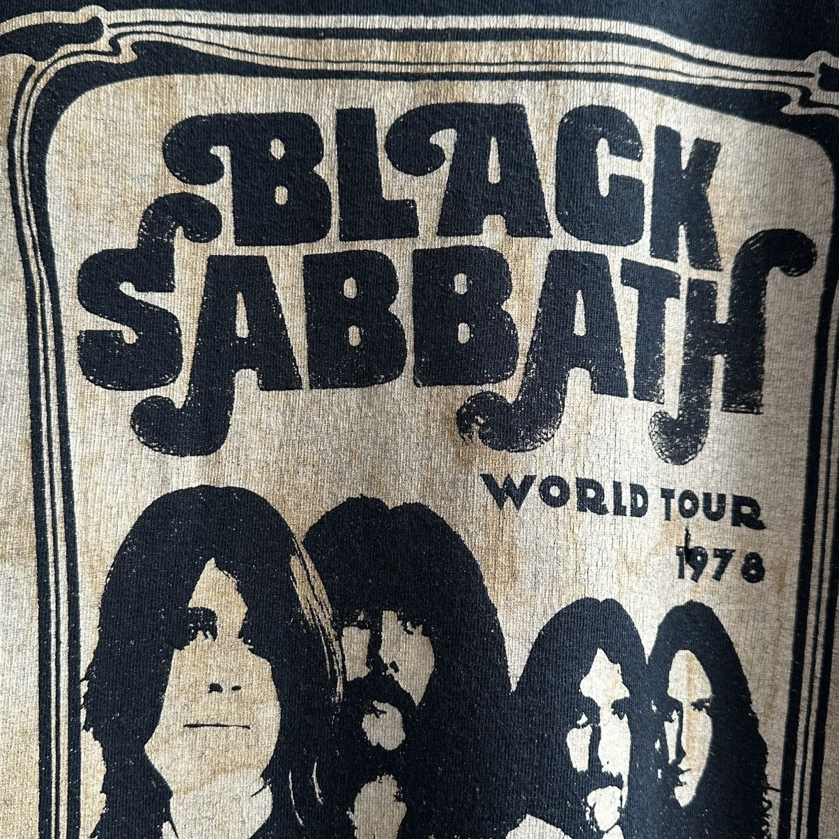 Band Tees VINTAGE BLACK SABBATH WORLD TOUR 1978 TEE Size US XL / EU 56 / 4 - 3 Thumbnail
