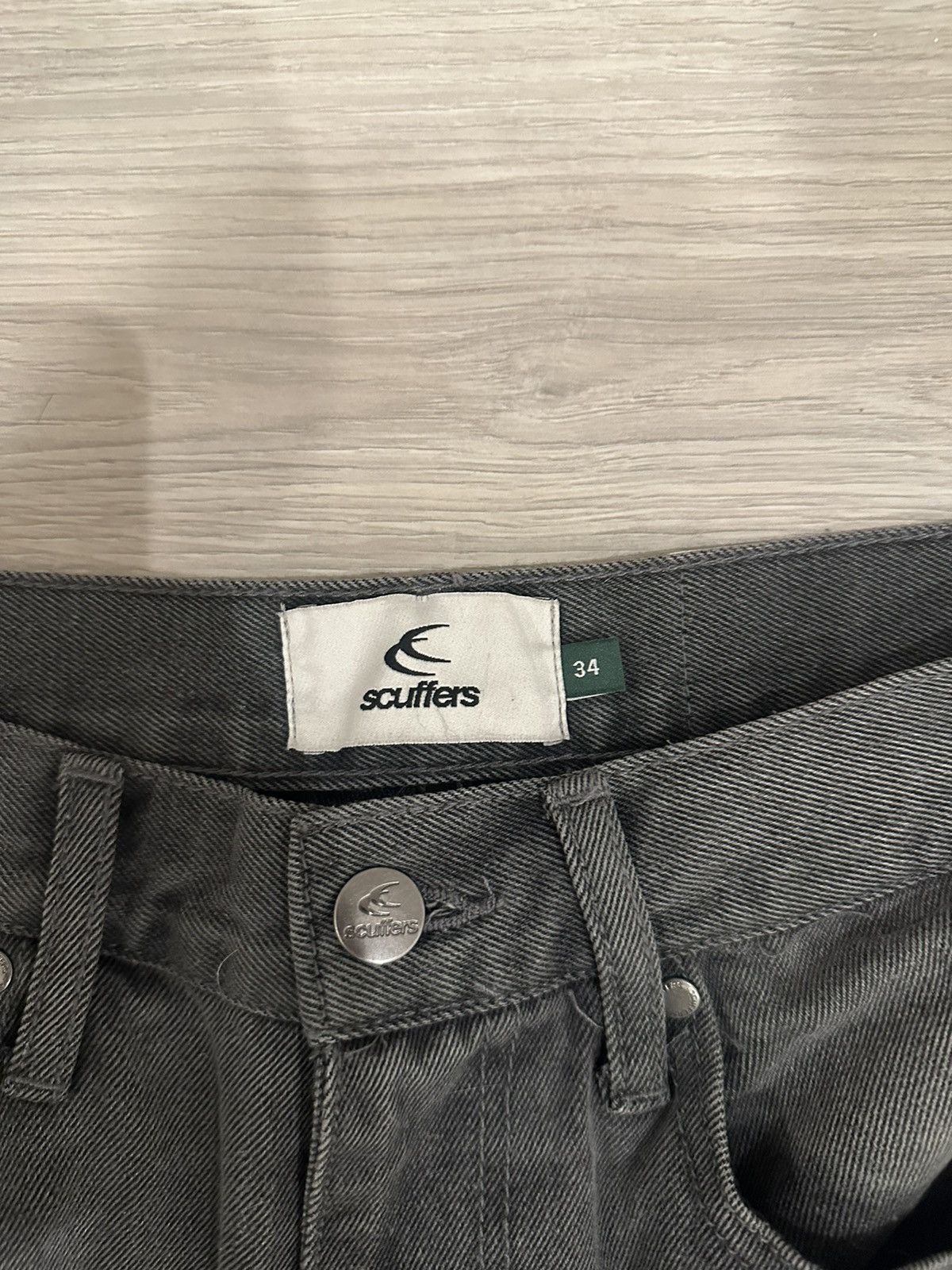 Other Unworn Grey Scuffers Jeans Size 34" / US 12 / IT 48 - 4 Thumbnail