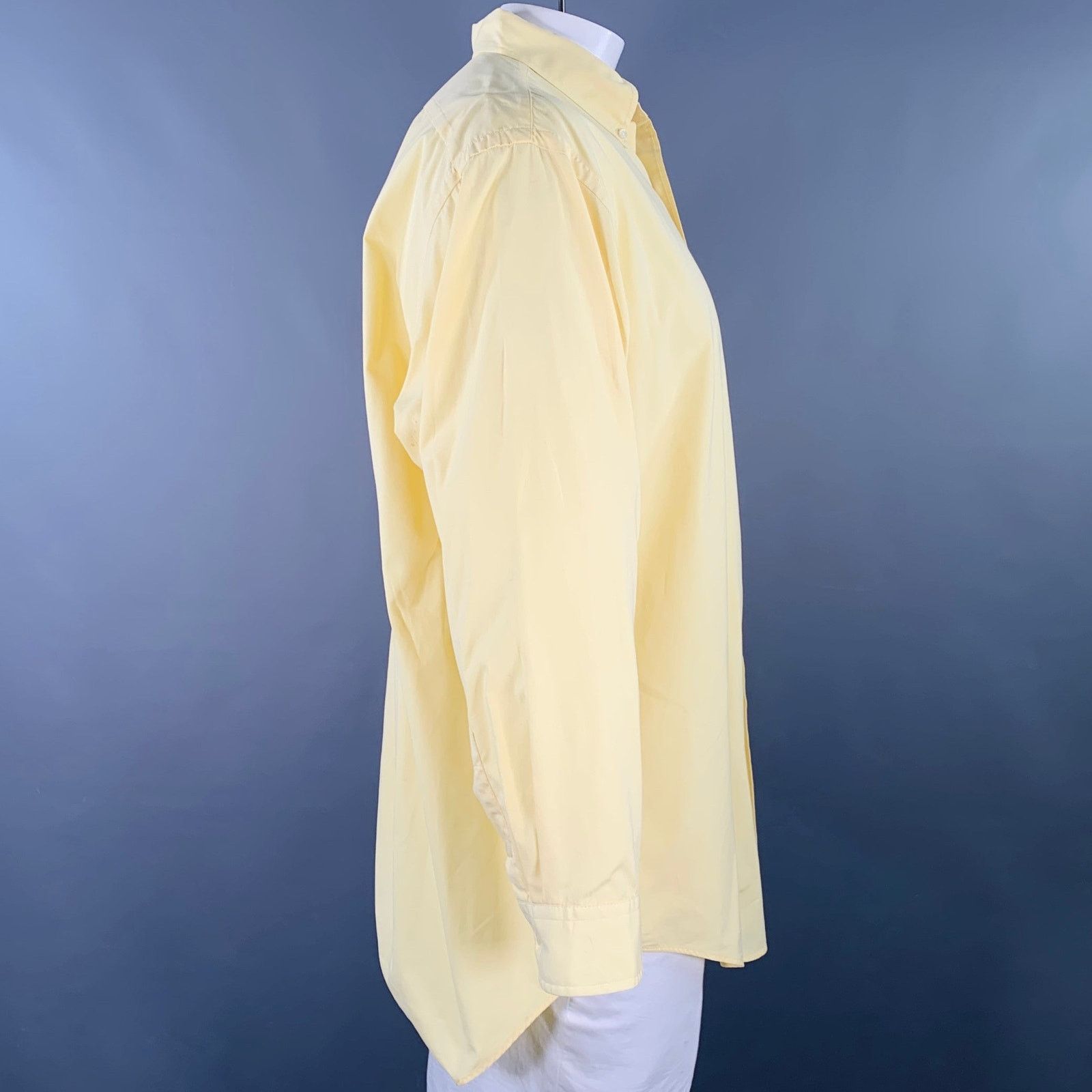 Ralph Lauren Size XL Yellow Cotton Button Down Long Sleeve Shirt Size US XL / EU 56 / 4 - 2 Thumbnail