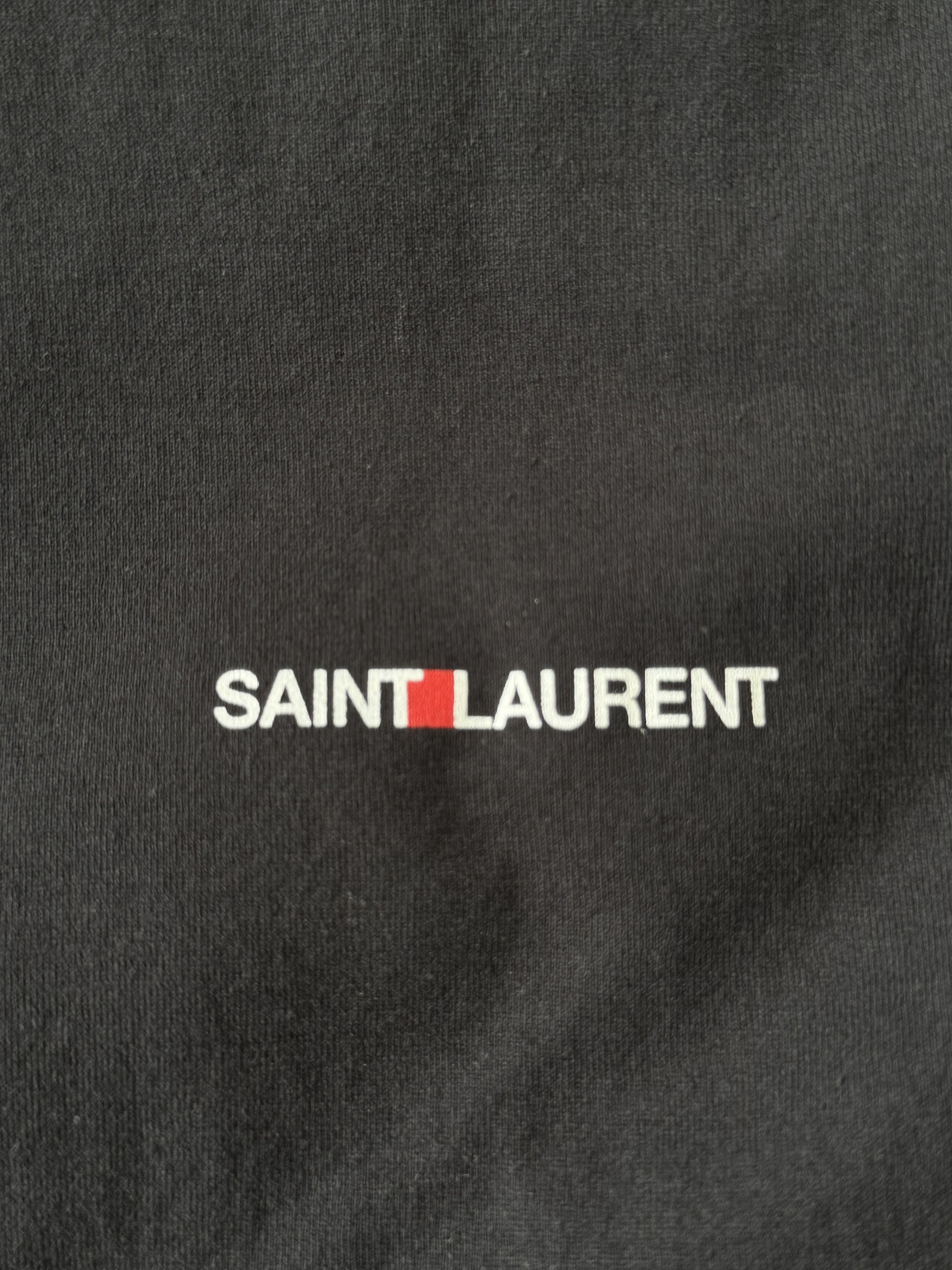 Saint Laurent Paris Saint Laurent Classic Logo Tee Size US XXL / EU 58 / 5 - 2 Thumbnail