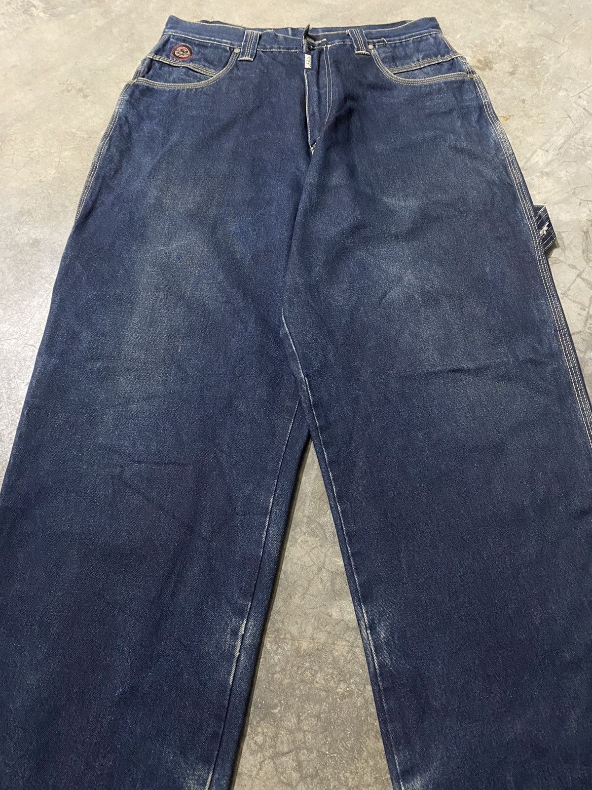 Hysteric Glamour × JNCO × Jean Y2k Baggy Jeans School of Hard Knocks p173 Size US 33 - 12 Thumbnail