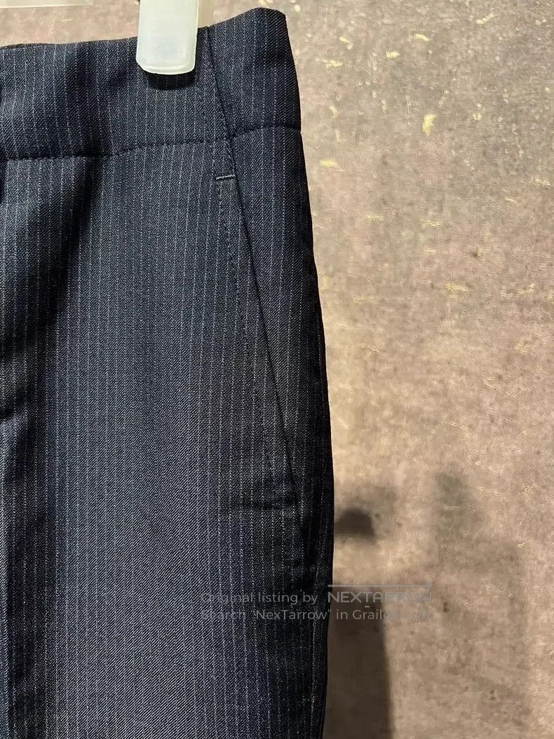 Junya Watanabe Junya Watanabe Pinstripe Wool Dress Pants. Size US 26 / EU 42 - 3 Thumbnail